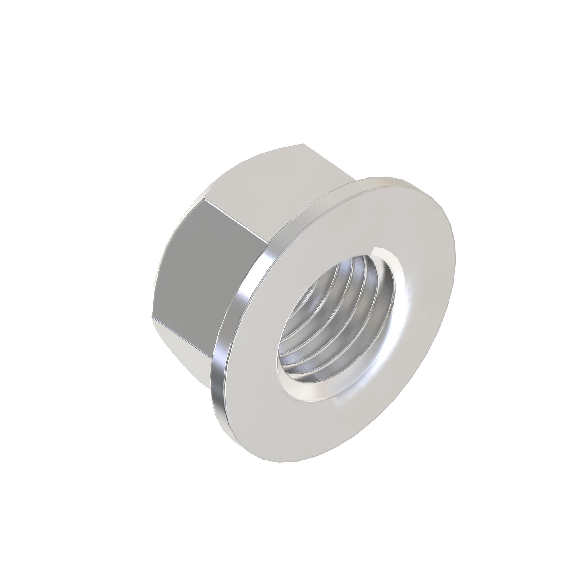 NUT, FLANGED LOCKING, 7/16, Flange Nut