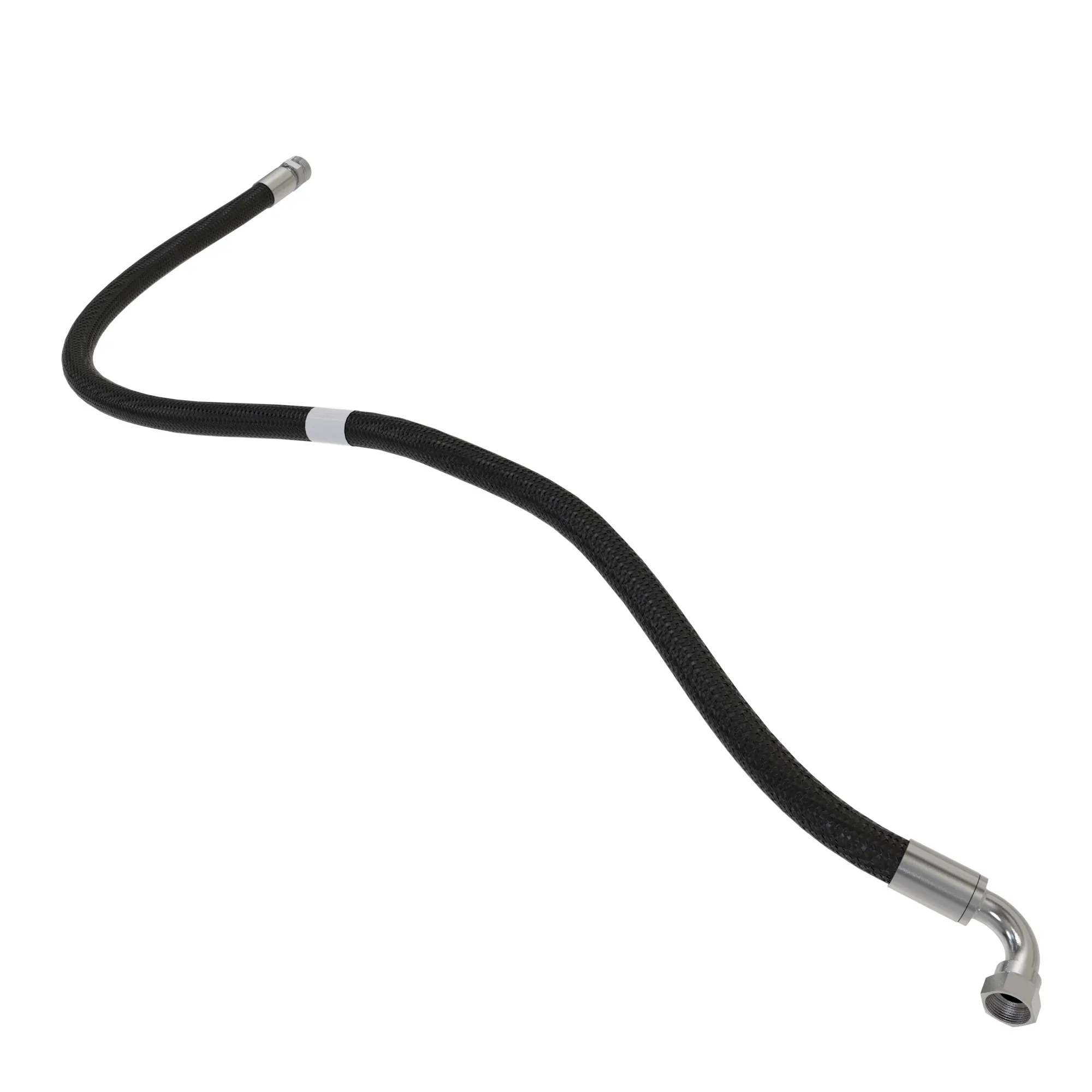 John Deere AutoTrac™ Gudgeon Steering Supply A Hydraulic Hose - RE586382