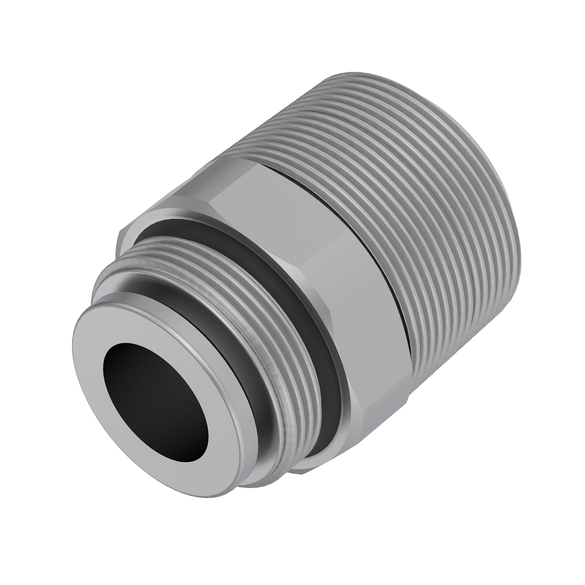 Fitting-1/4 Male NPT to 1/4" Ptc