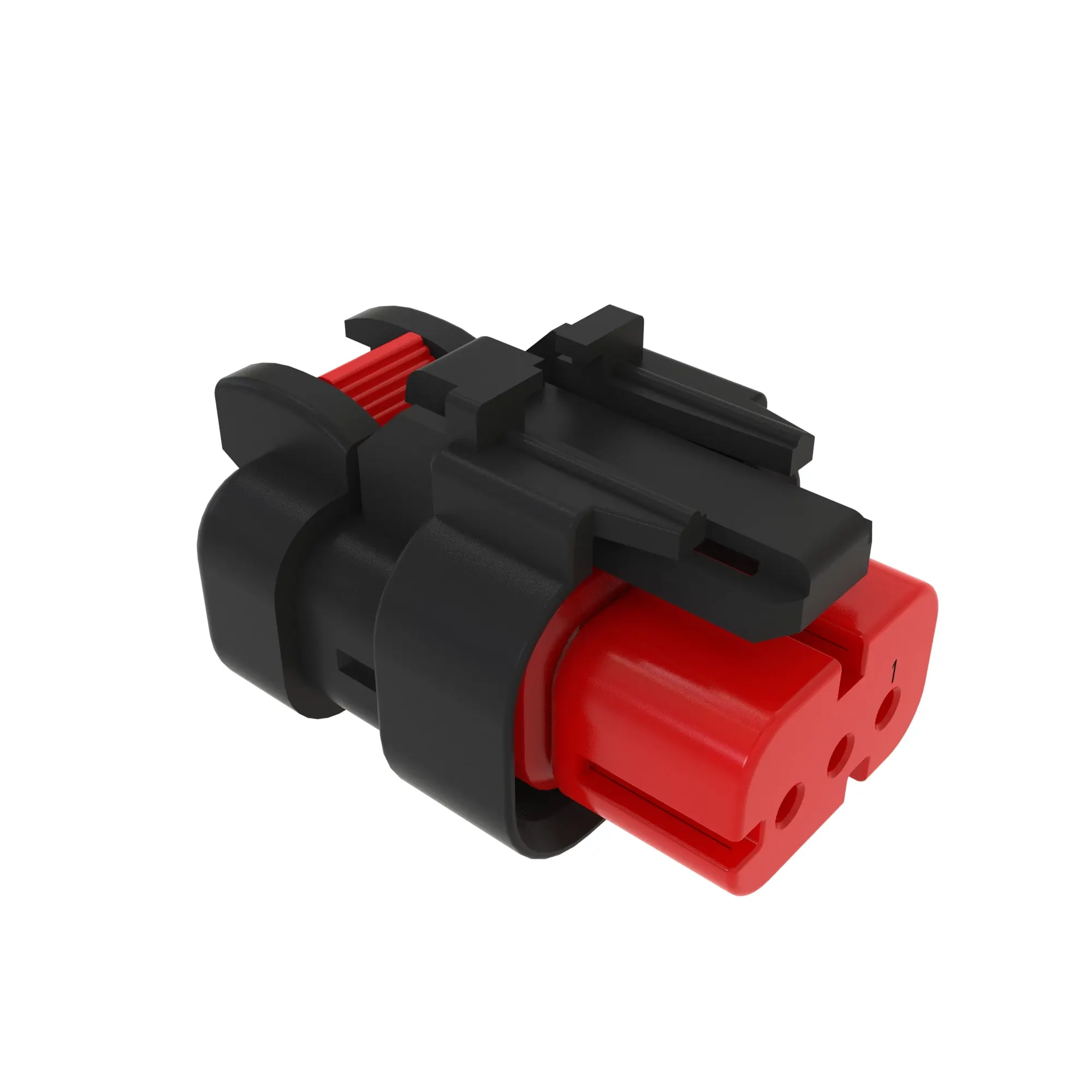 TYCO AMPSEAL16 3W RCPT SLD RED PLST