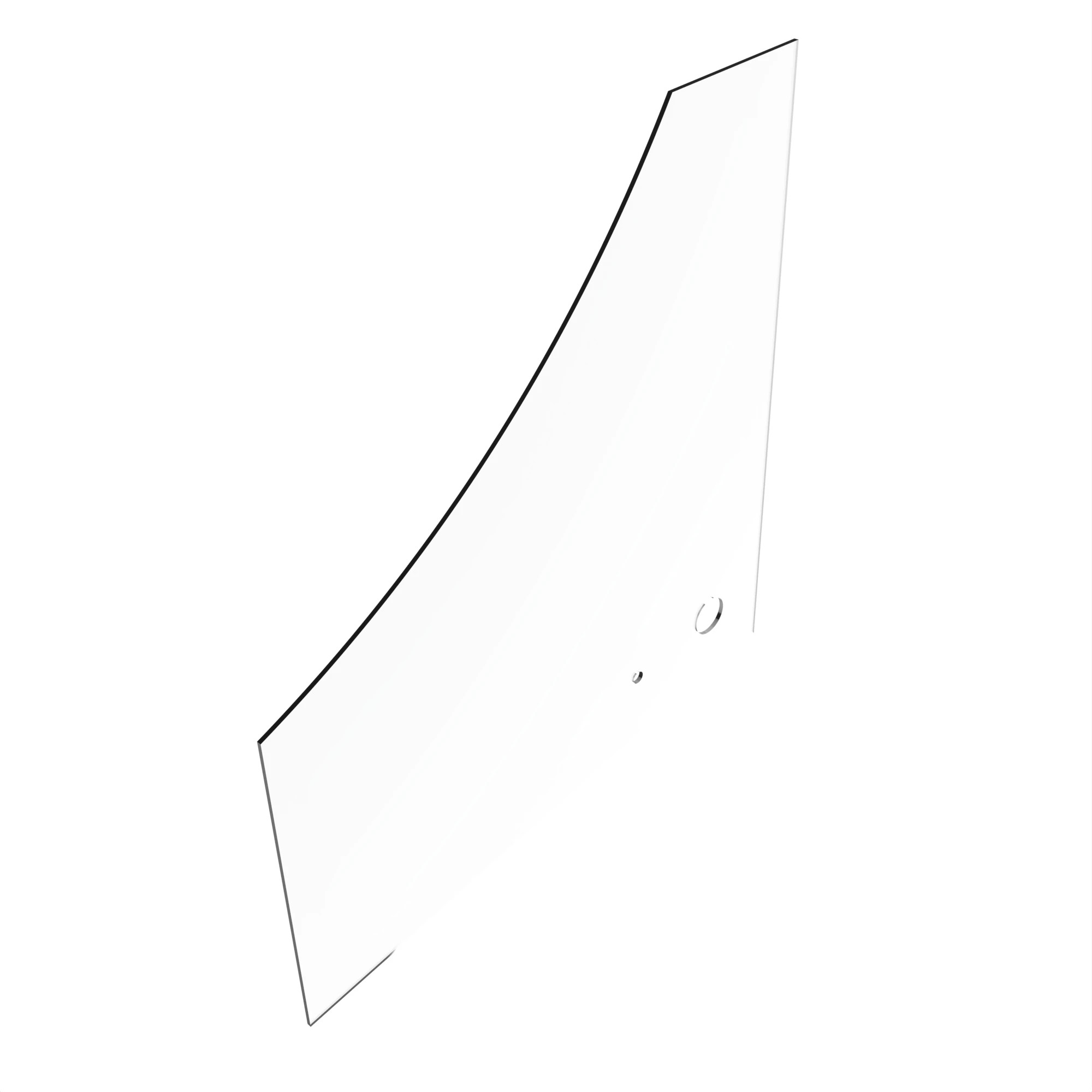 John Deere Left Side Lower Cab Door Windowpane - T214527