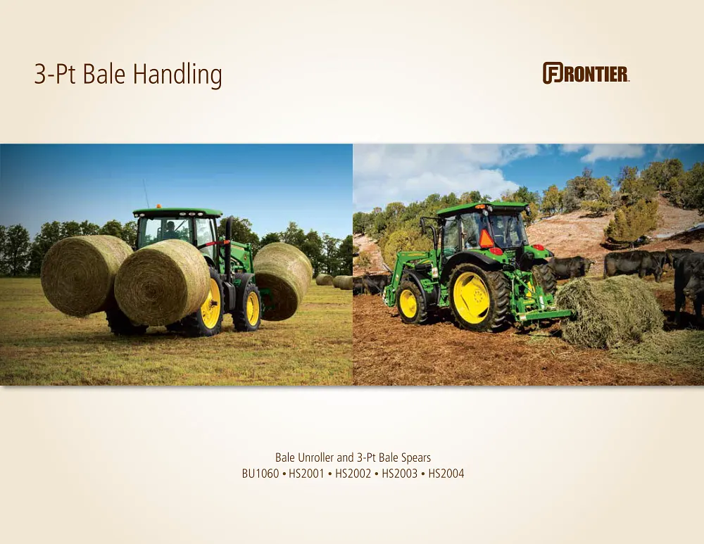 Frontier 3-Pt Bale Handling Brochure cover