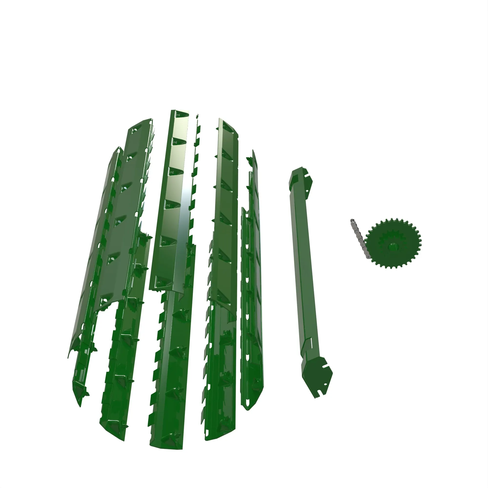 John Deere Threshing Cylinder Filler Plates Crop Conversion Attachment - BXE11038