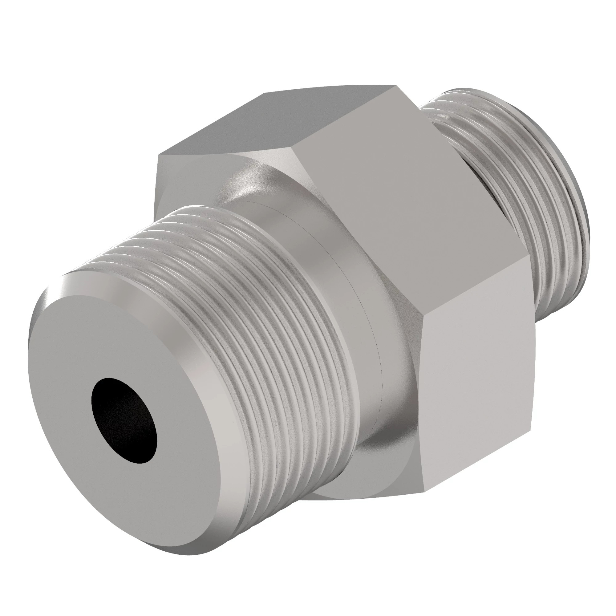 STUD STRAIGHT, ORFS W/METRIC HEX