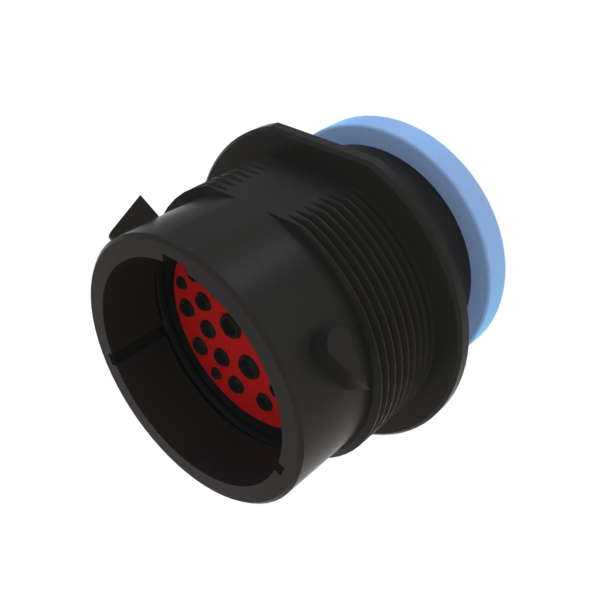 CONN DEUTSCH HDP20 29W FS BLK PLSTC