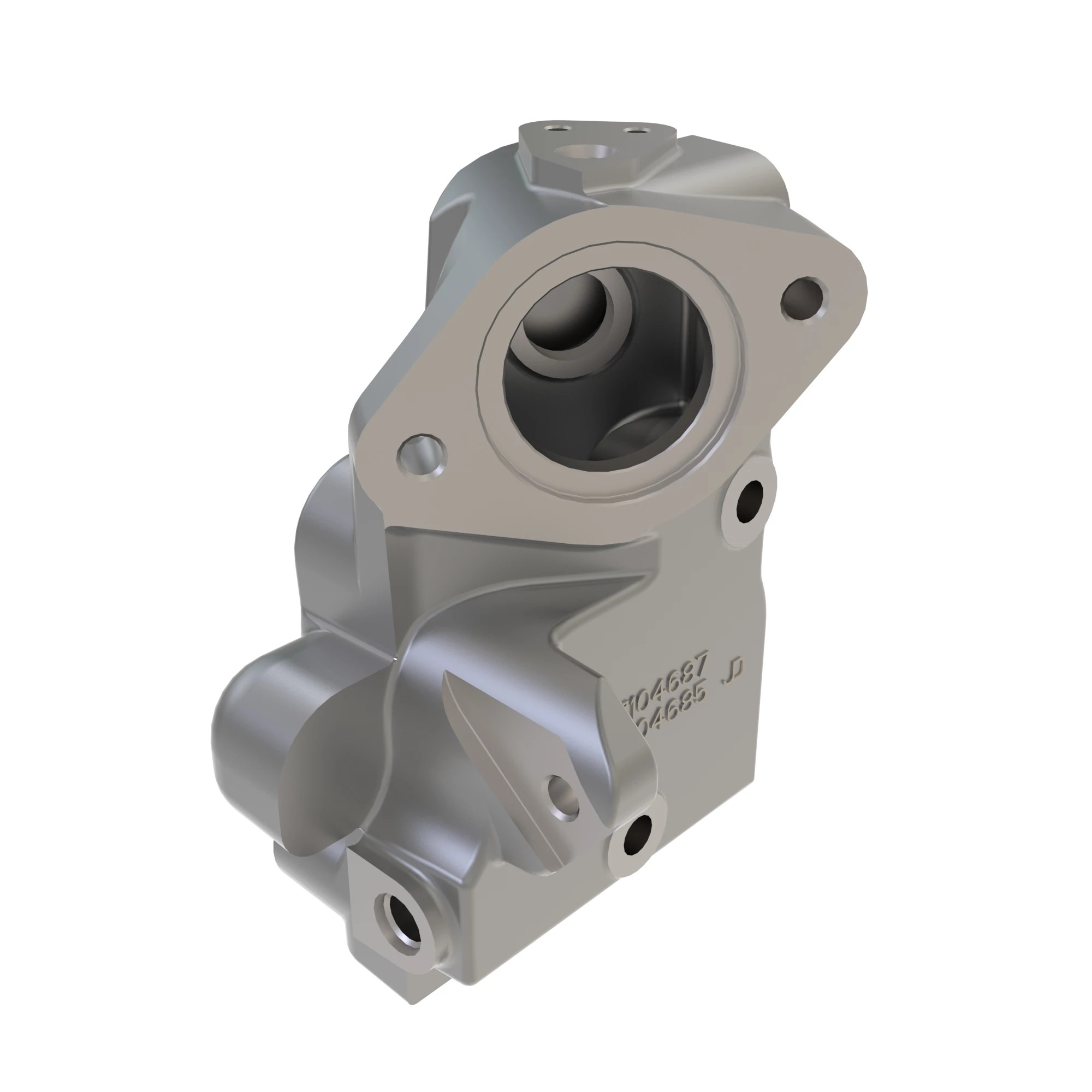 John Deere Thermostat Dual Assembly Housing - DZ104687