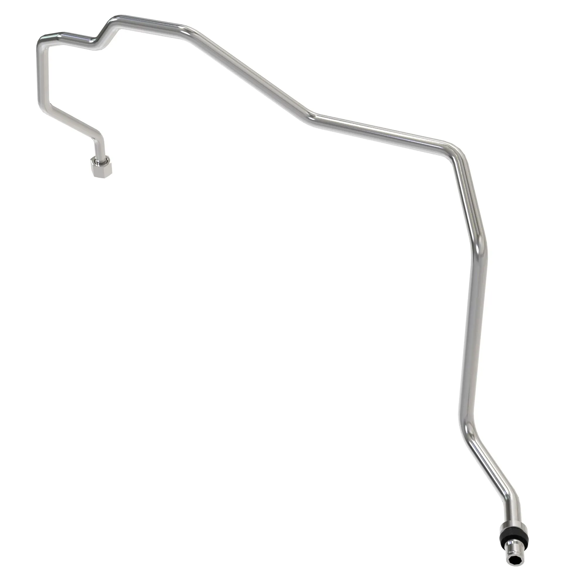 John Deere ILS™ Steering Oil Line, Right Side - RE581062