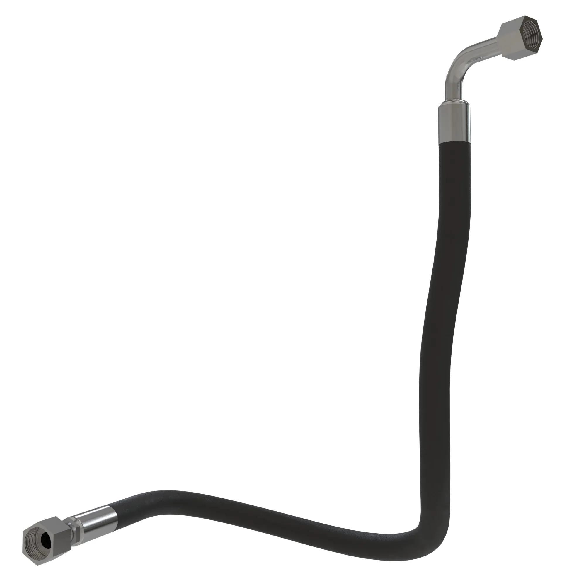 John Deere Cooler Bypass Valve Hydraulic Hose - AT321270