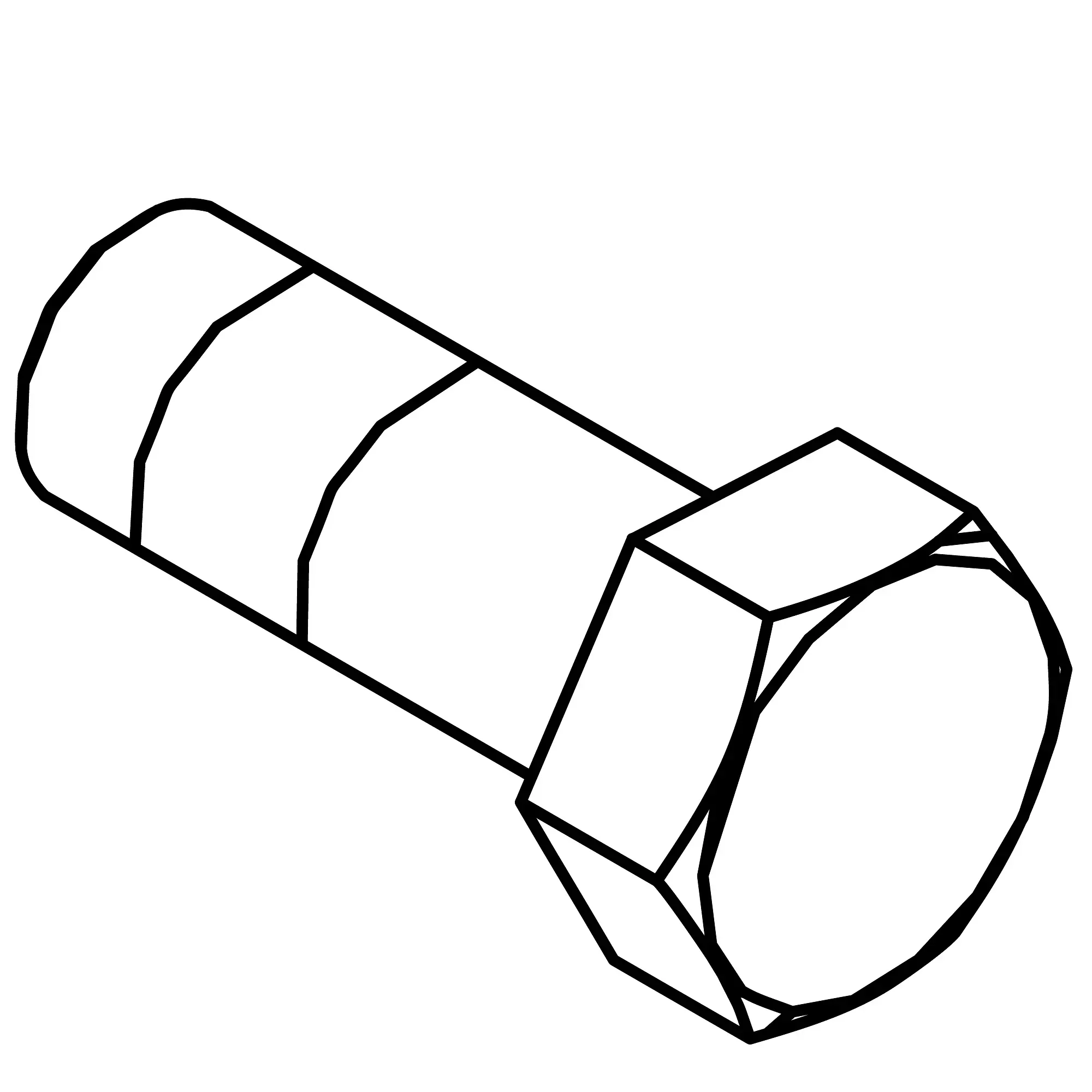 John Deere Hexagonal Head Cap Screw, 1/2" X 1-1/4" - 19H2898