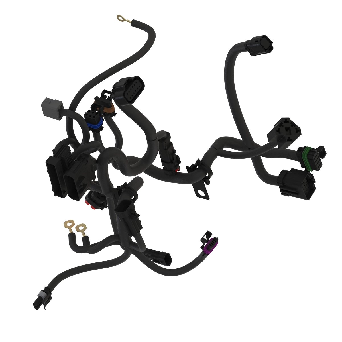 Wiring Harness, Front Console, Pq