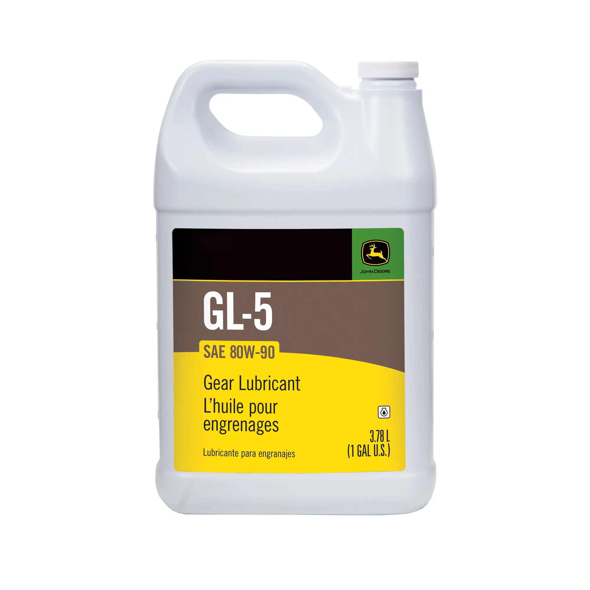 John Deere Gear Lubricant, SAE 80W-90, API GL-5, 3.78 Liter (1 Gallon) - TY26815