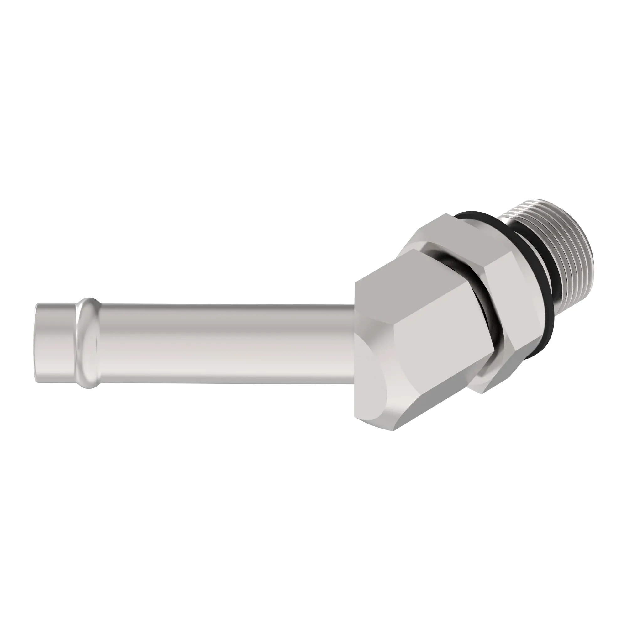 ADAPTER, 45DEG ORING TO HOSE