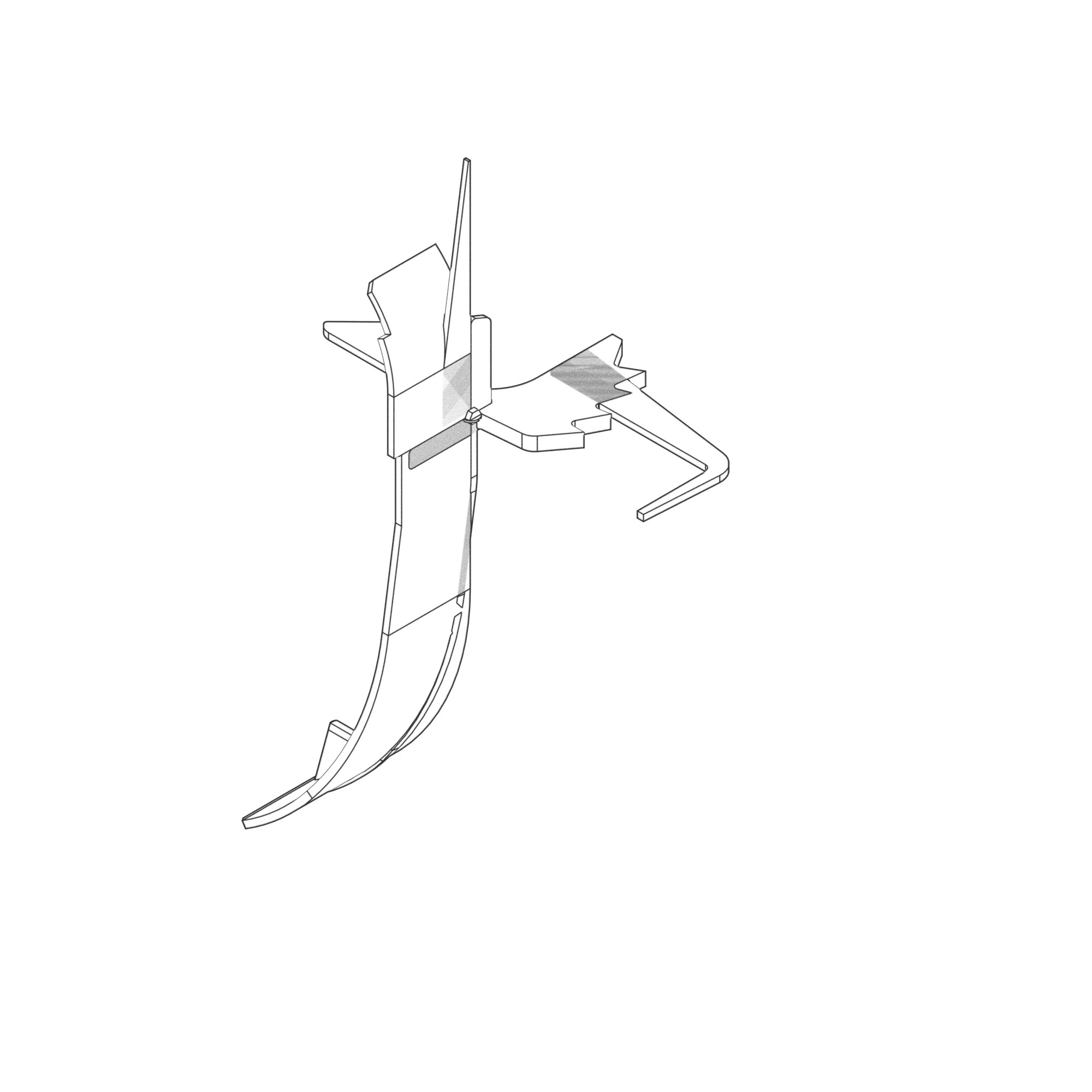 KIT-CHIP DEFLECTOR,18 D