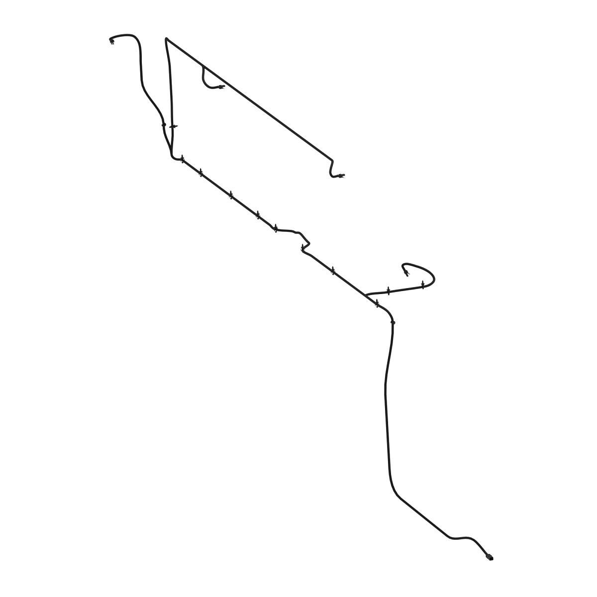 Wiring Harness, Handrail 500/550TRG