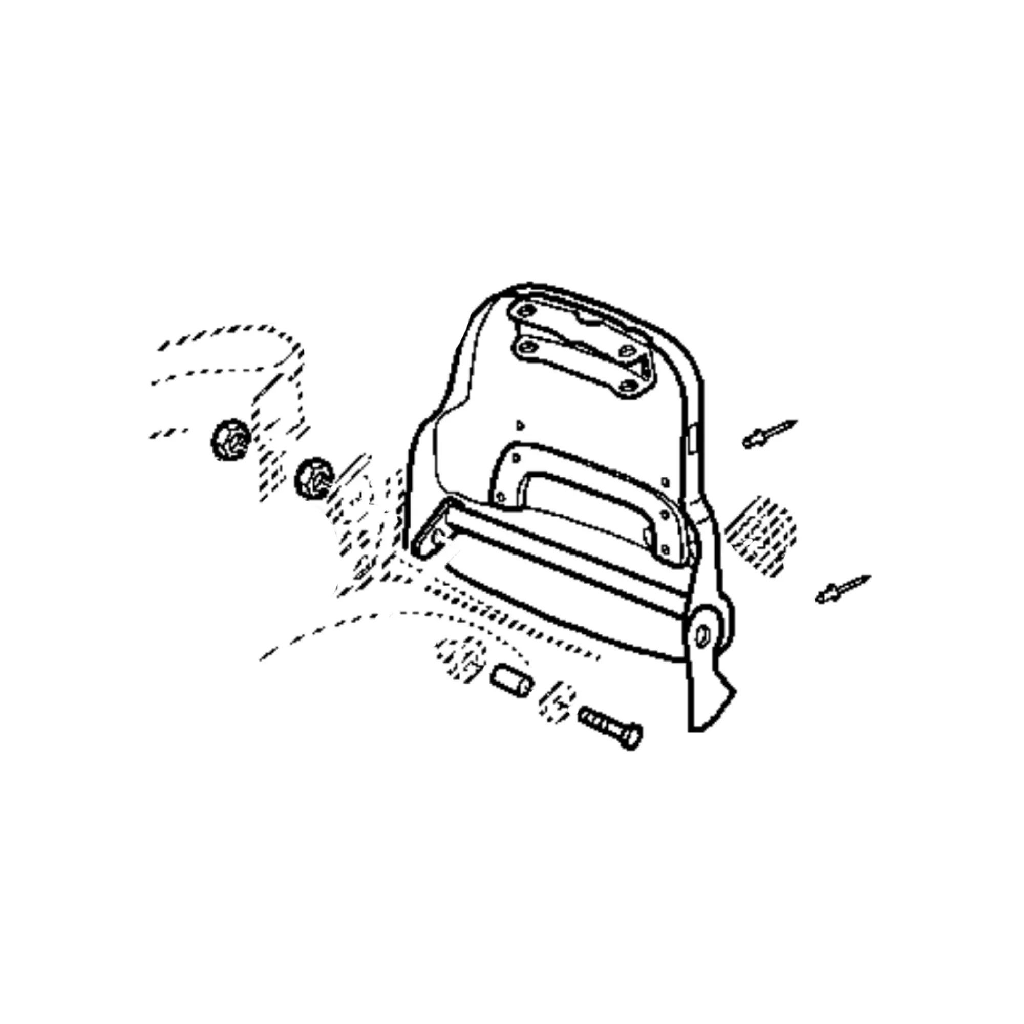 John Deere Backrest Plate - AL151190