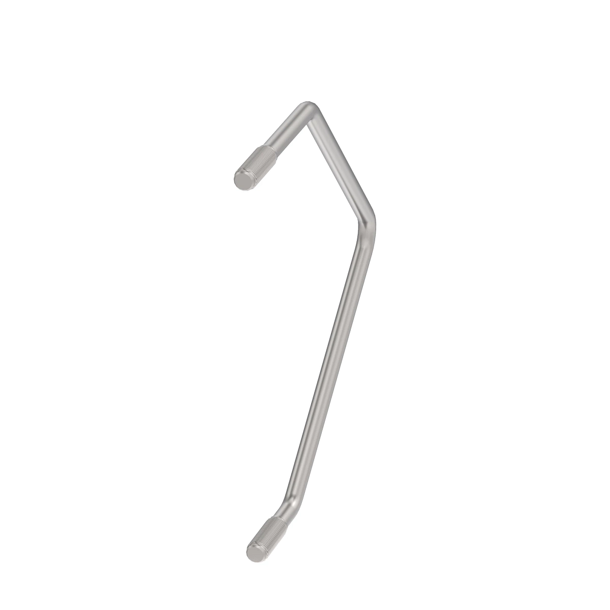 U-Bolt, M12 V-Bolt, 9-1/2" Span, Zn