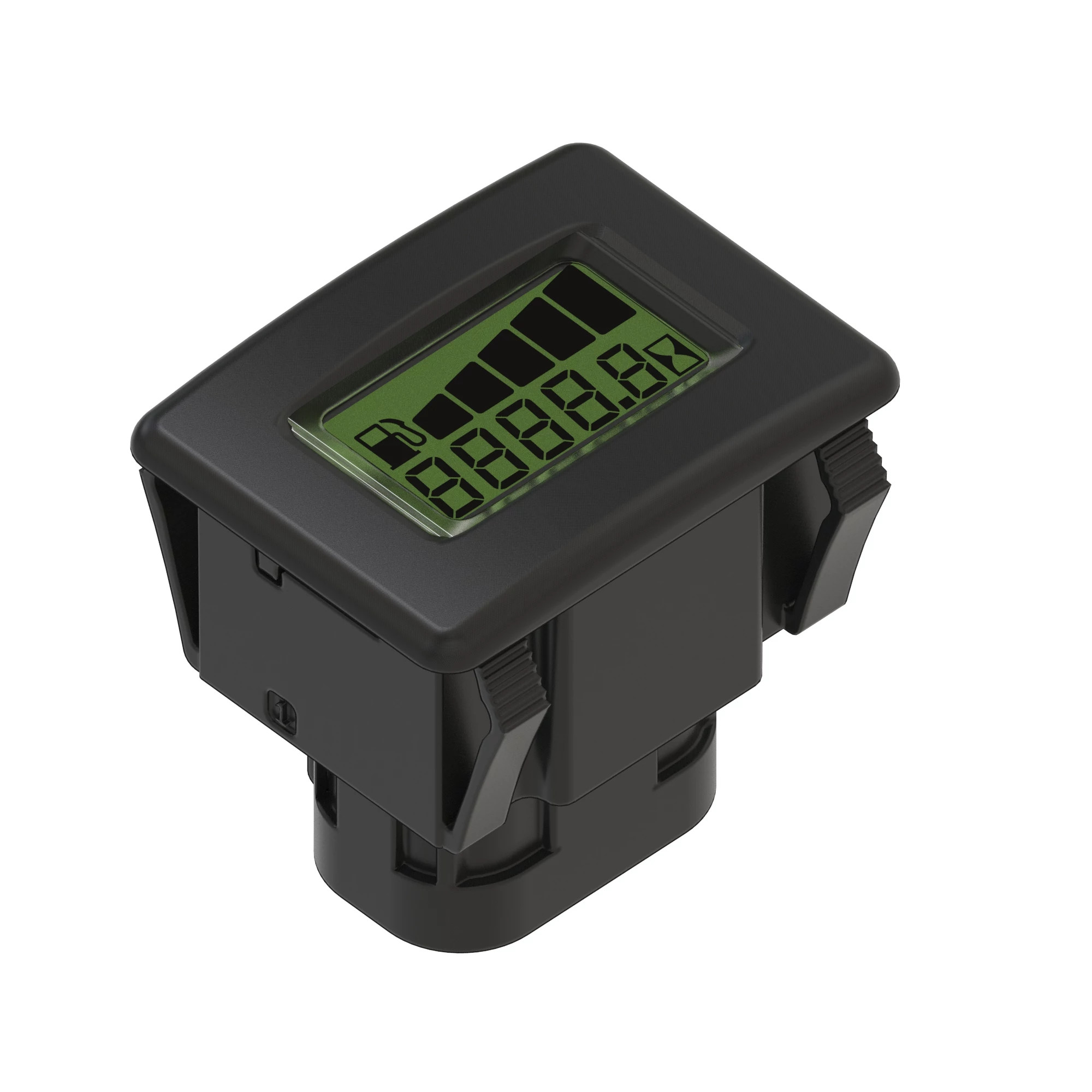 John Deere Rectangular Case Hour Meter Gage - AUC15098