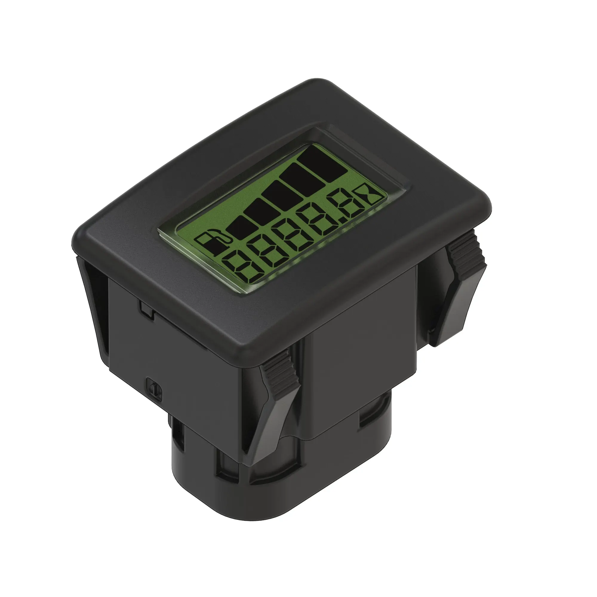 John Deere Rectangular Case Hour Meter Gage - AUC15098