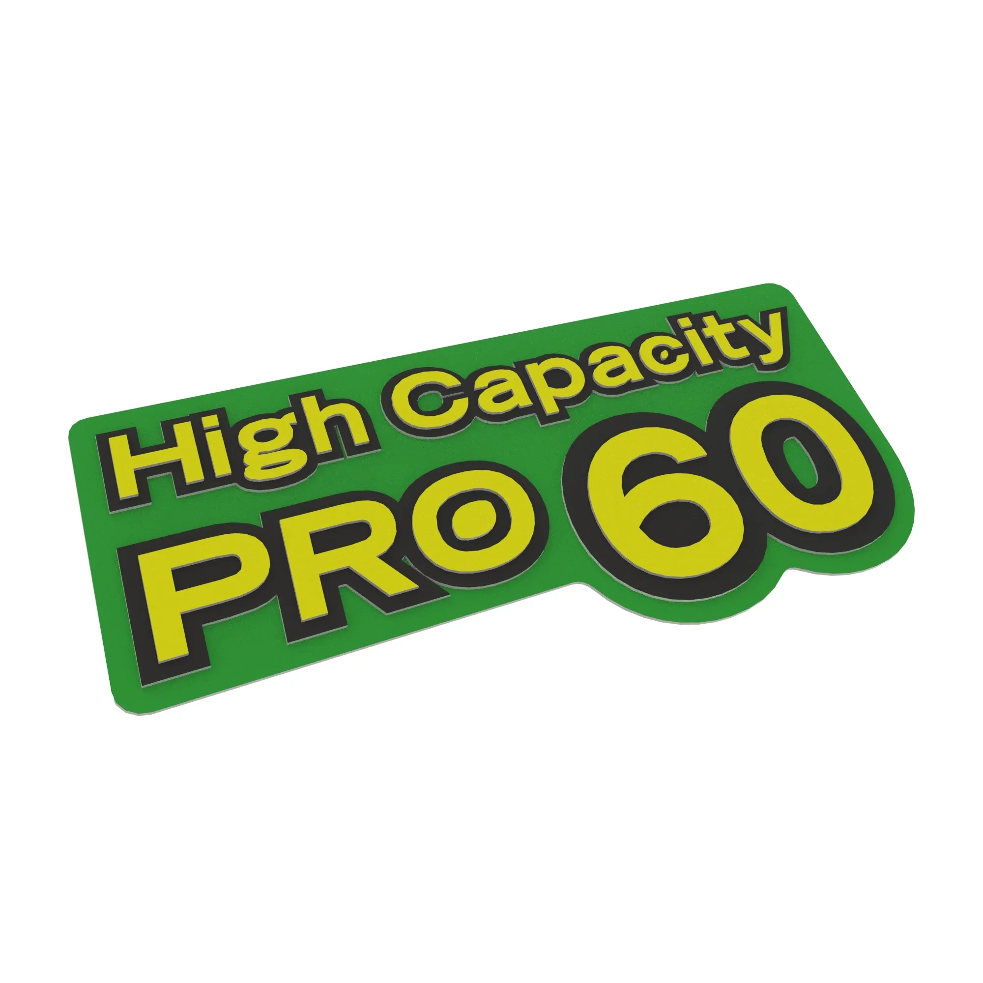 John Deere High Capacity Pro 60 Deck Label - UC17412