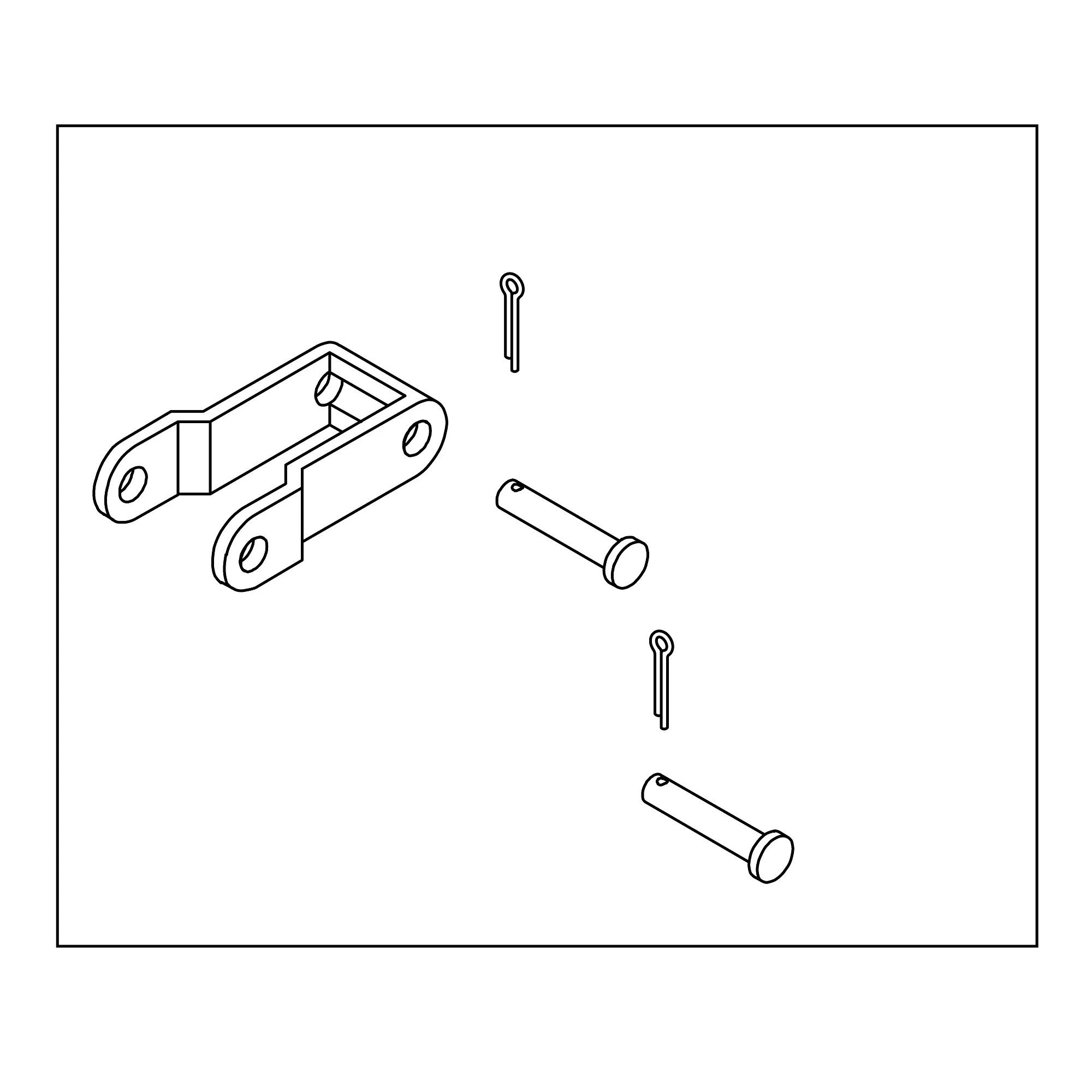 John Deere Conveyor Chain Kit - AW19911