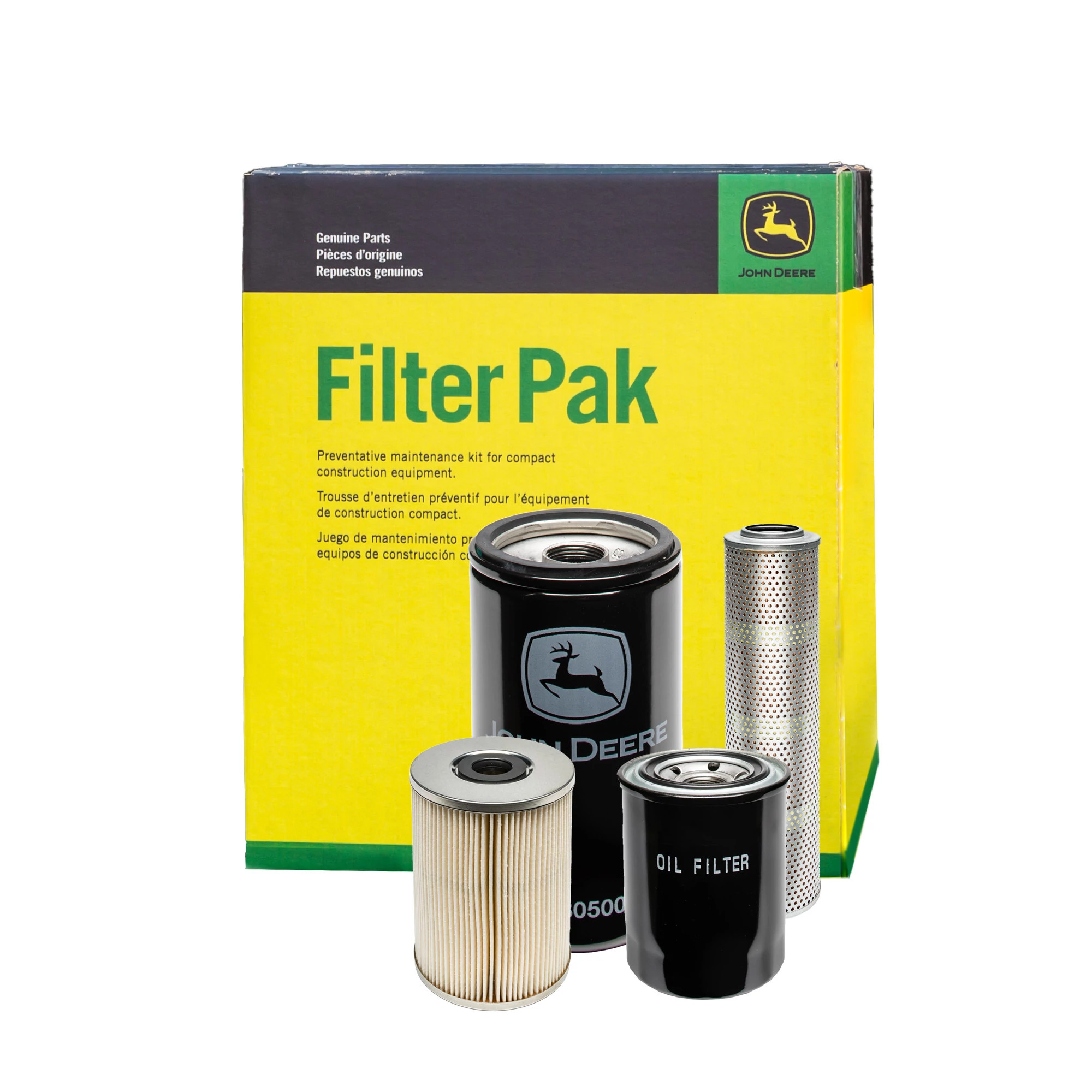 John Deere 500 Hour Filter Pak for Compact Construction - AT534508
