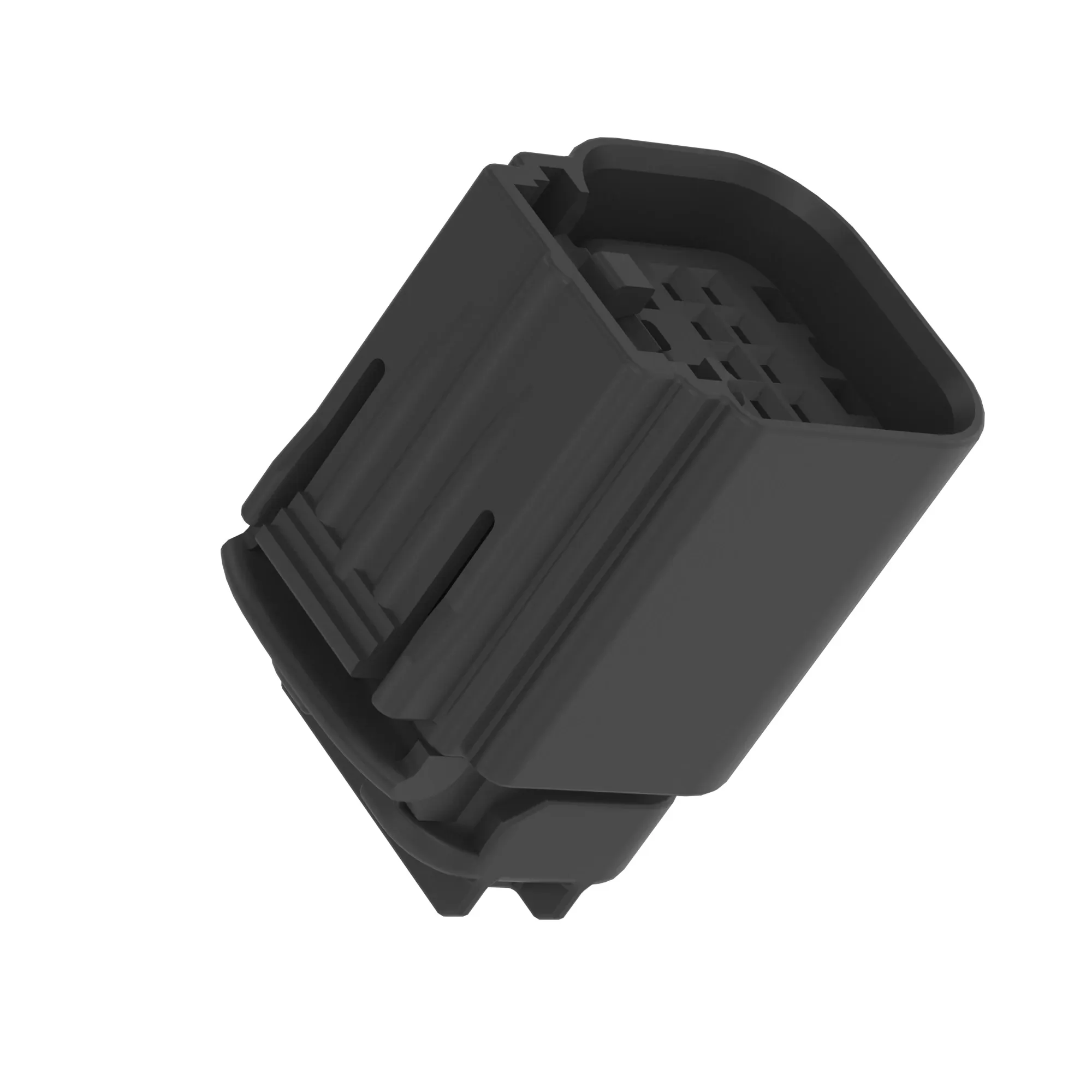 CONN TYCO GET.64 8W FS BLK PLSTC