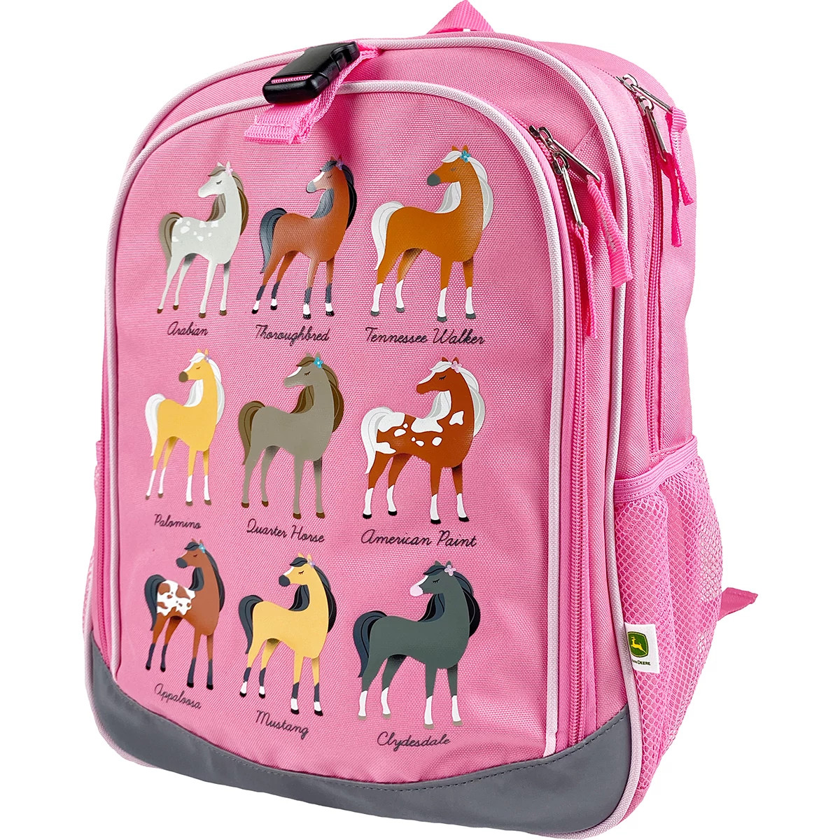 "Kids Horse Breeds Backpack"