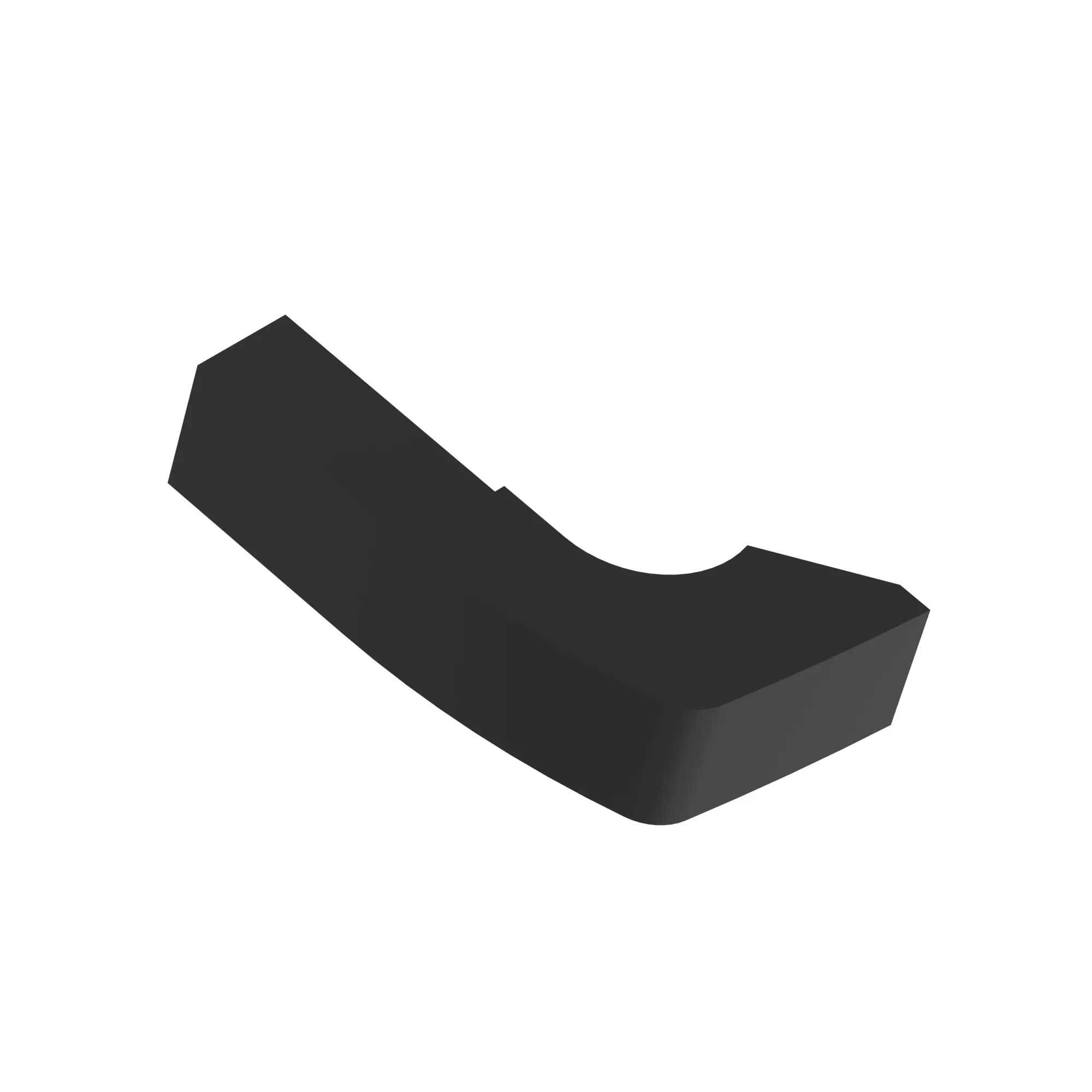 John Deere Left Side Hood Pad - R124758