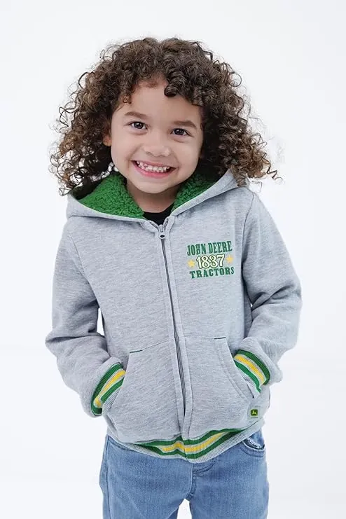 Kids Tractor Full Zip Hoodie