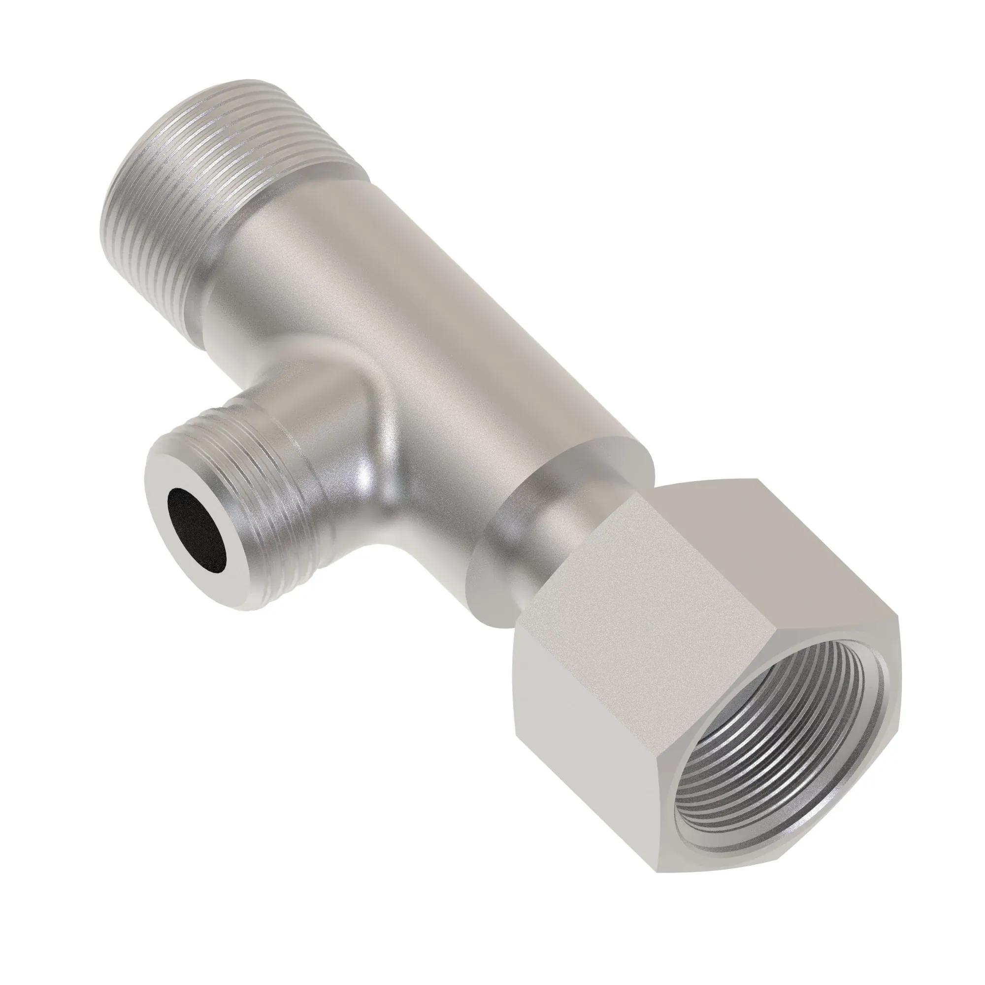 John Deere Swivel Run Tee Fitting - DQ40805