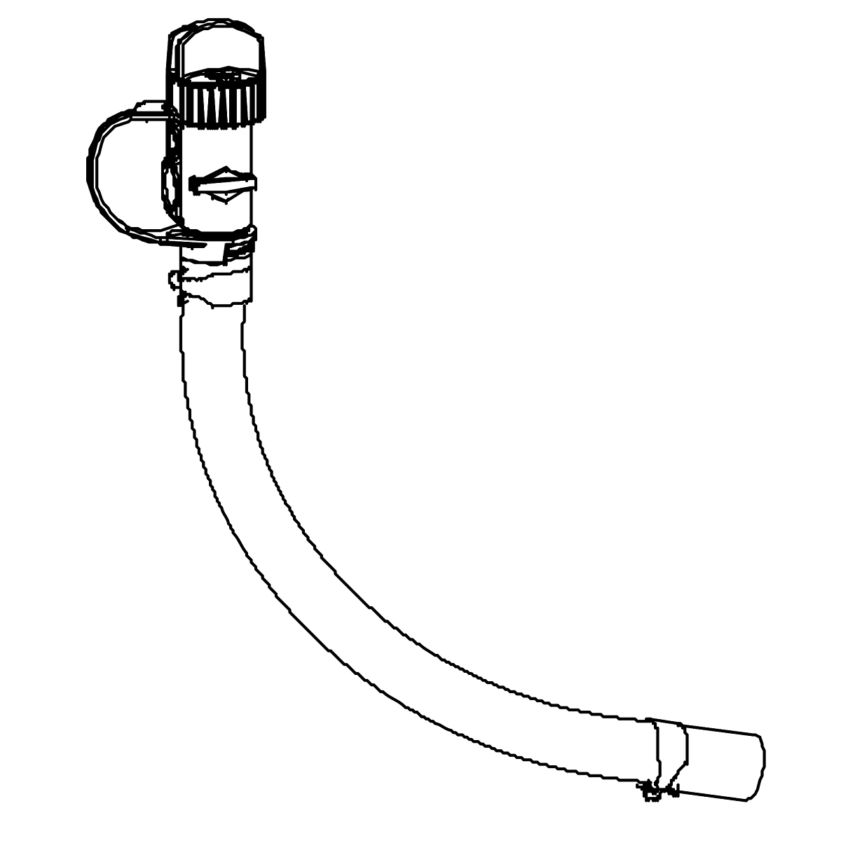 John Deere Oil Pump Drain Hose - MIU14391
