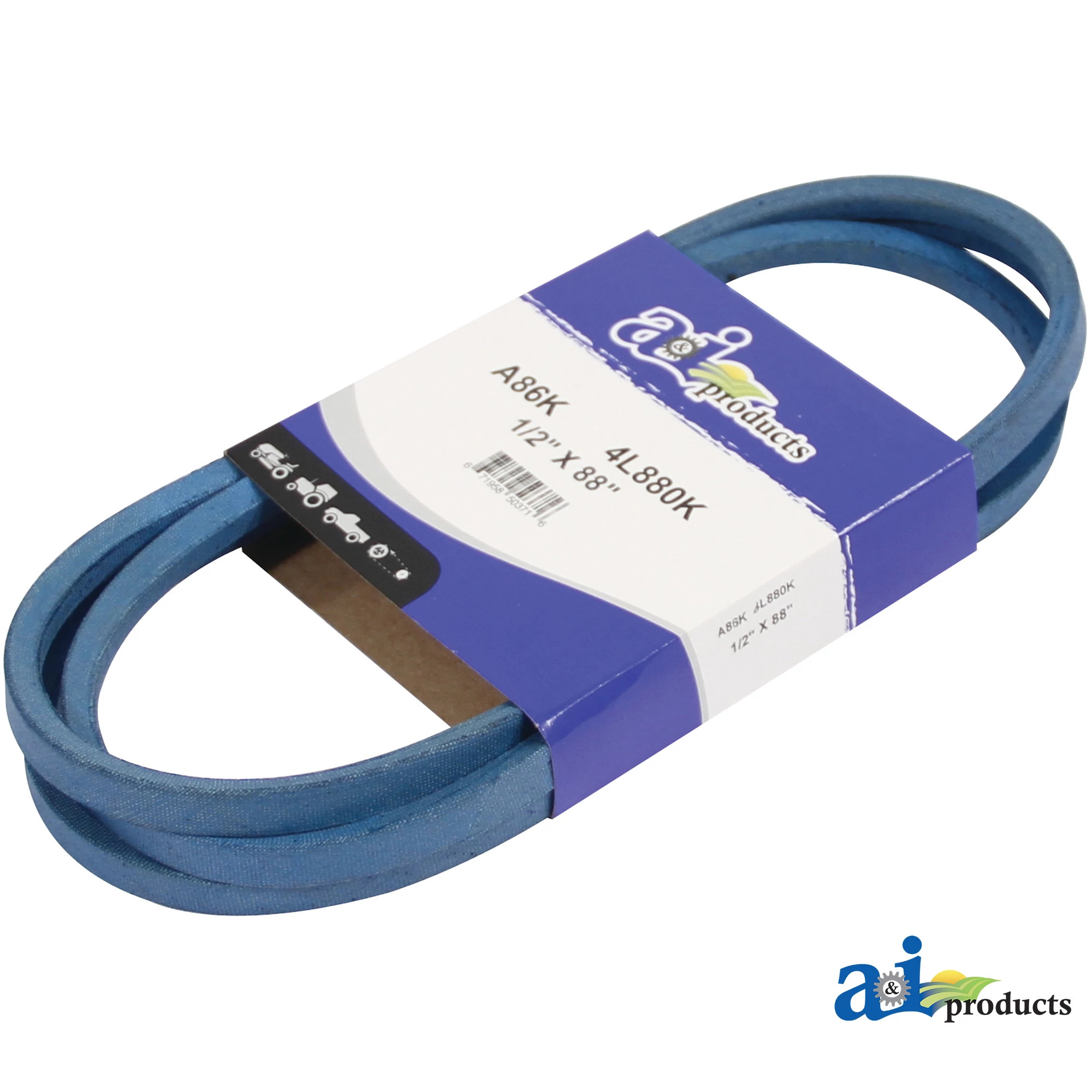 A&I Products Powertrain Drive V-Belt, Effective Length 2240 mm (88 inch) - A-A86K
