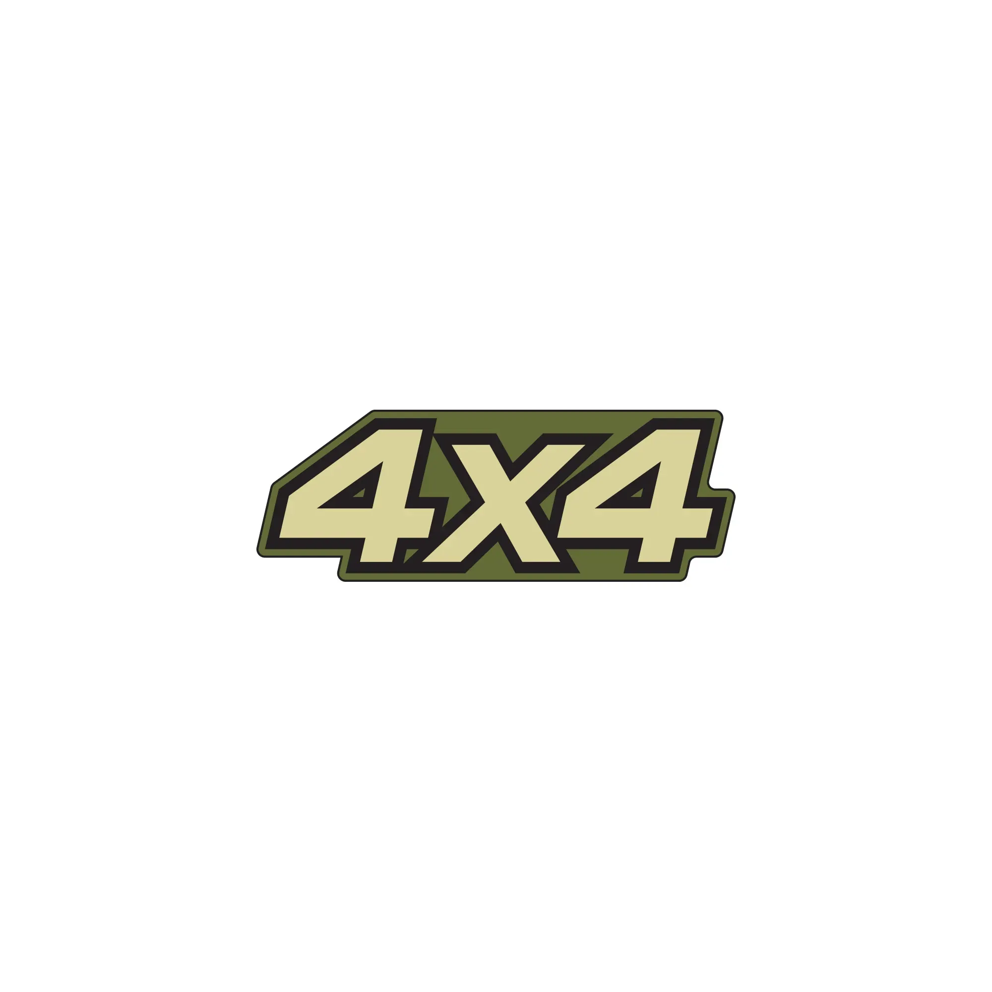John Deere 4X4 Decal Label, Right Side - UC25788