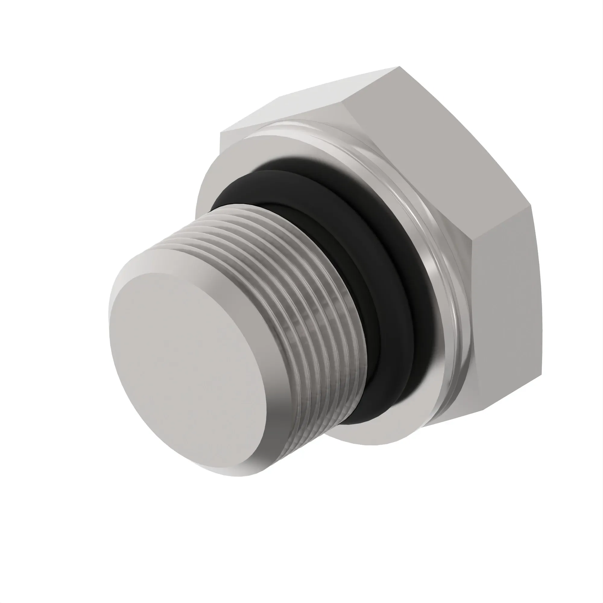 John Deere Straight Metric Thread-External Drive Fitting Plug - WY17818