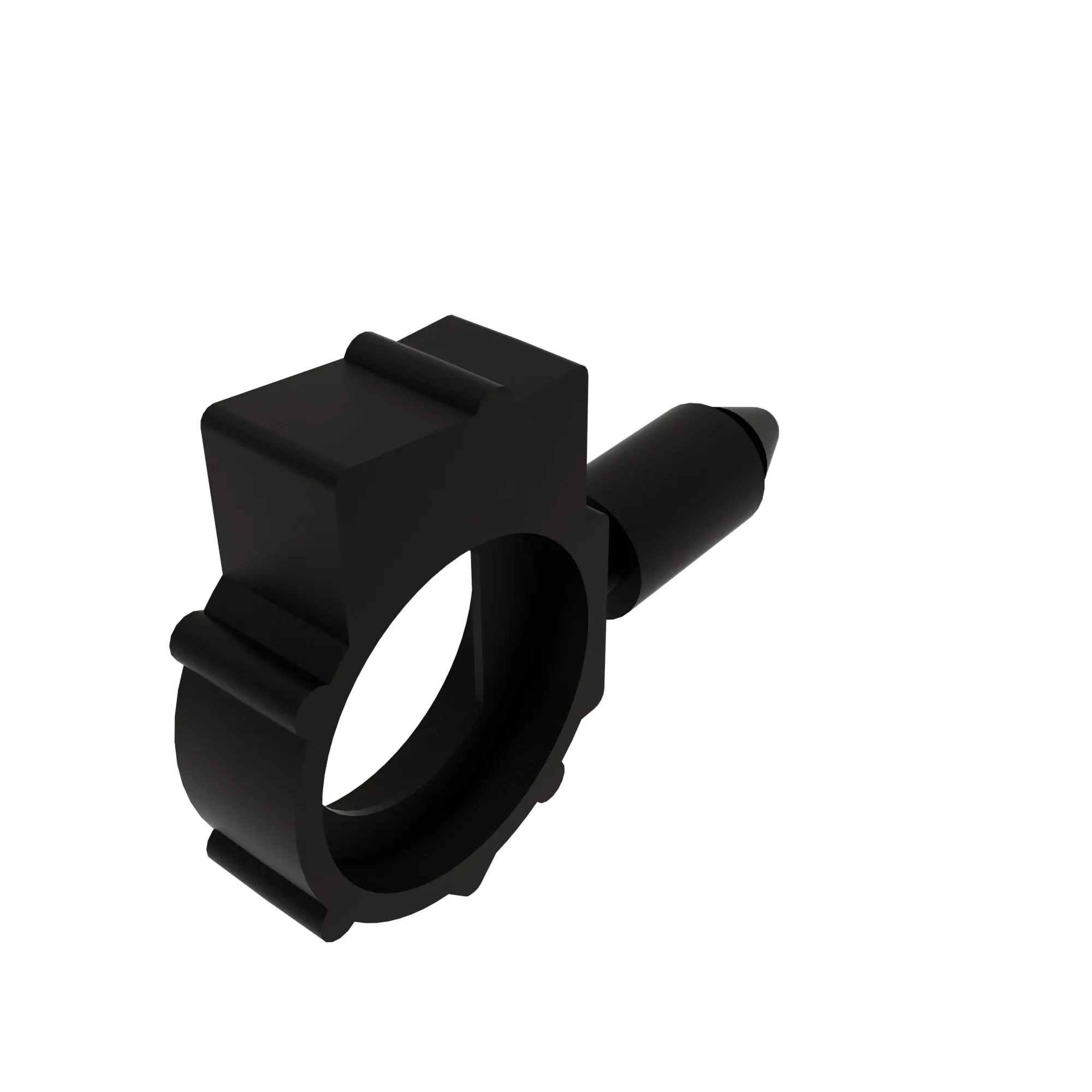 DELPHI-CONVOLUTED CONDUIT CLIP