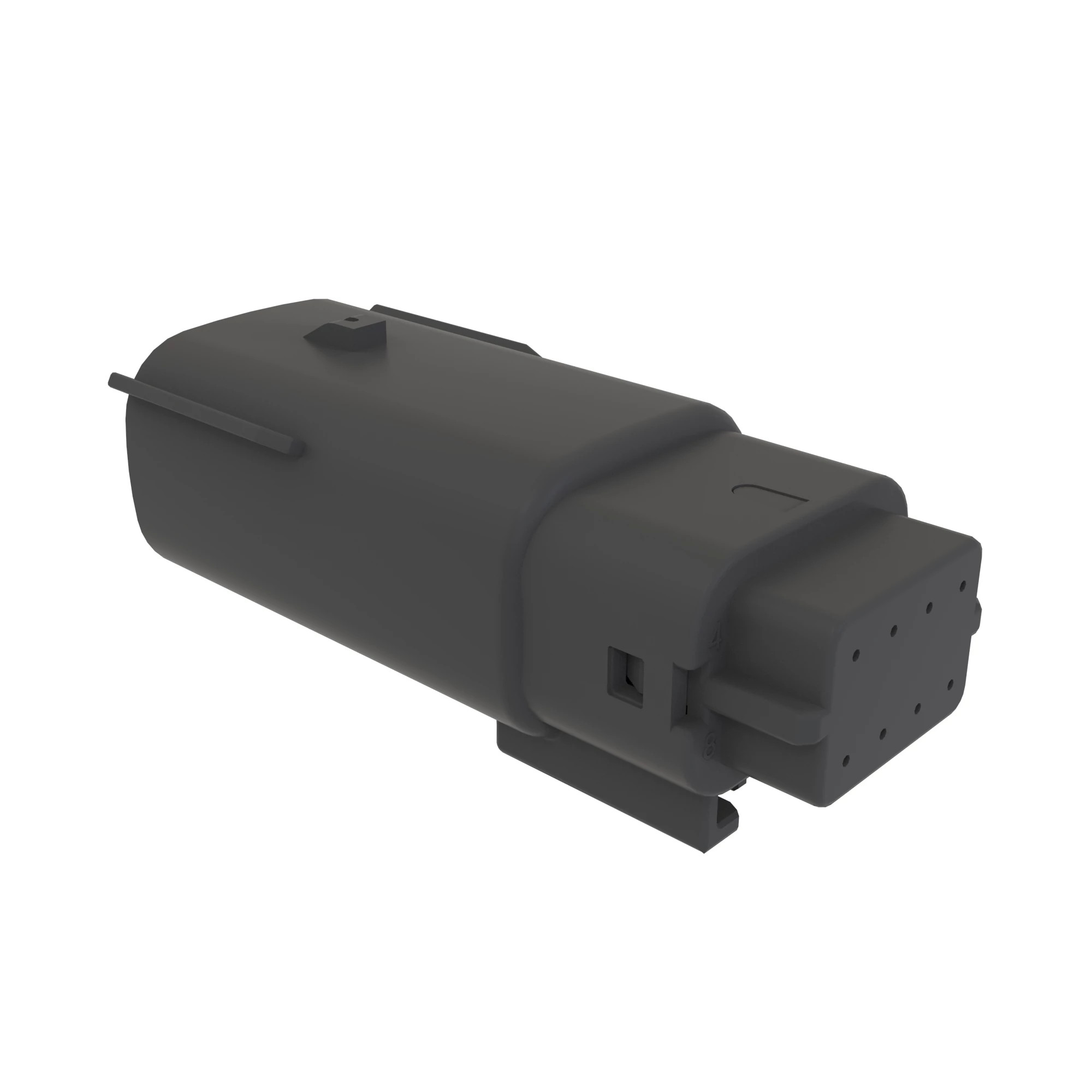 John Deere Black Internal Electrical Connector Housing, Cavities 8 - 57M13616