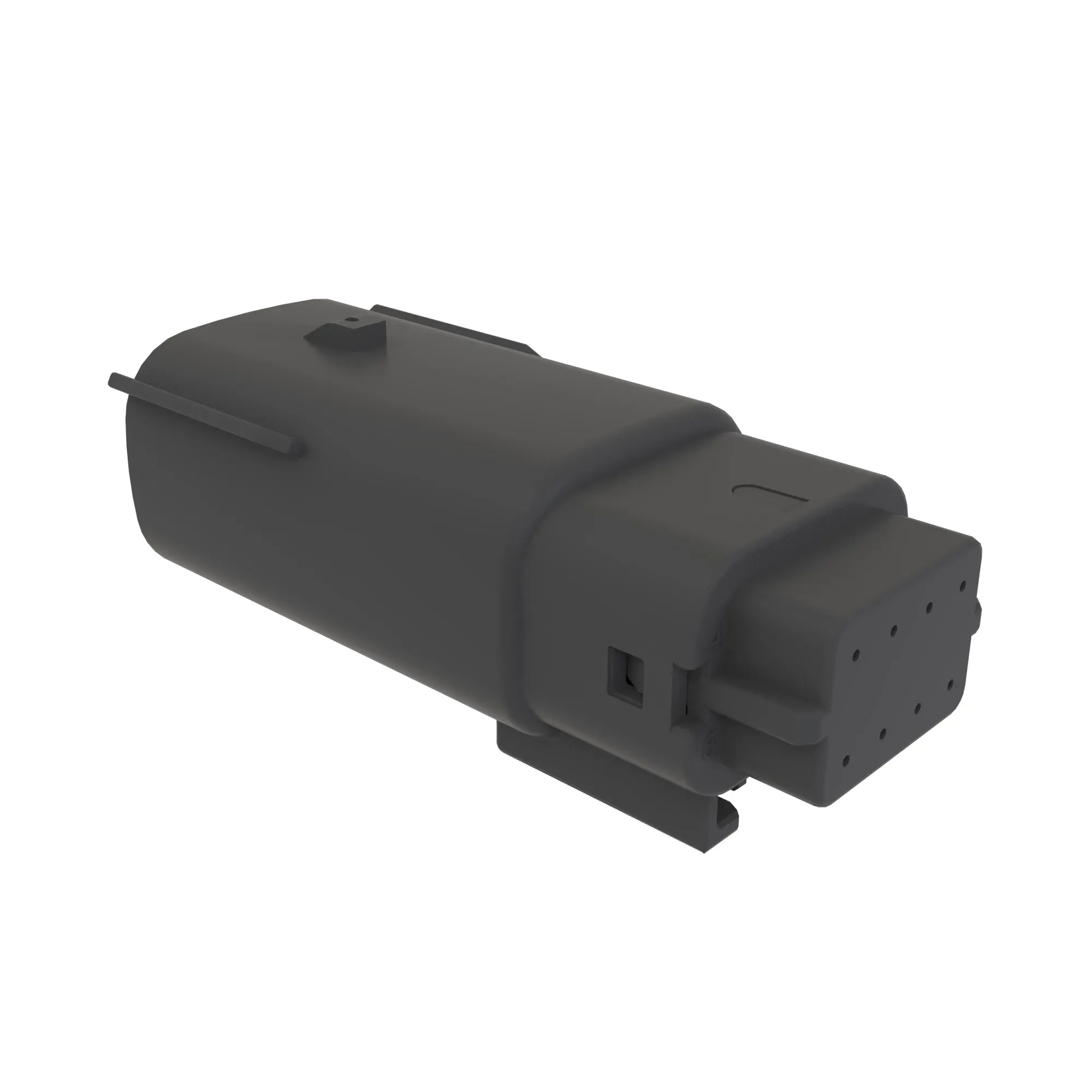 John Deere Black Internal Electrical Connector Housing, Cavities 8 - 57M13616