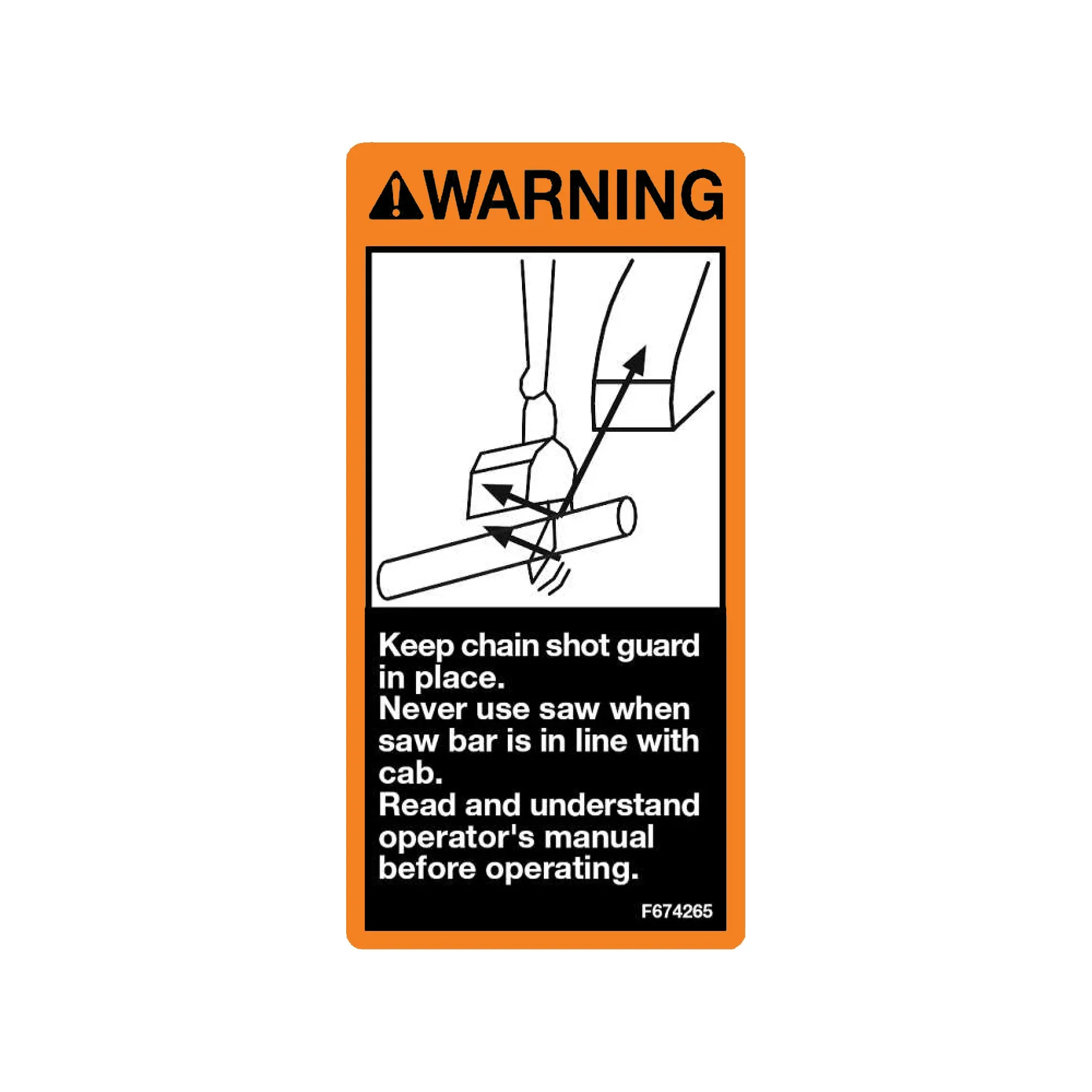 John Deere Label - F674265