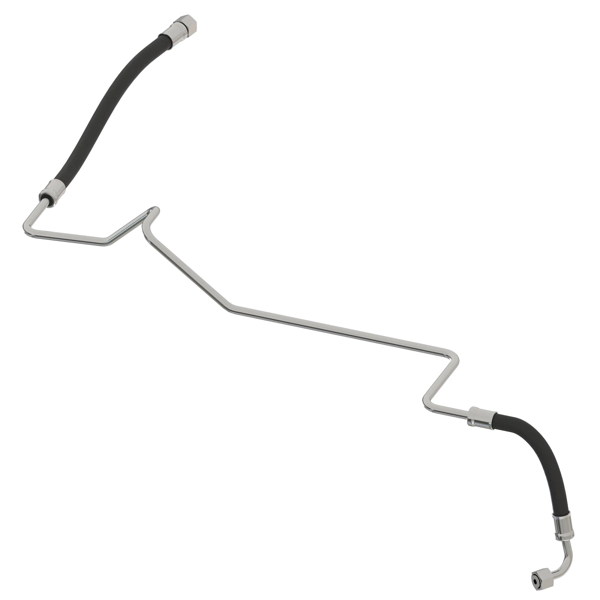 Oil Line, Steering Line, RH, Rear