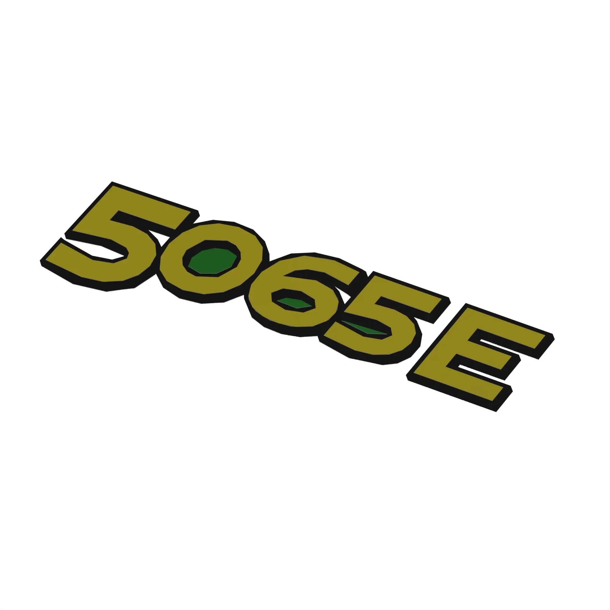 John Deere 5065E Model Designation Label, Left Side - SU28884