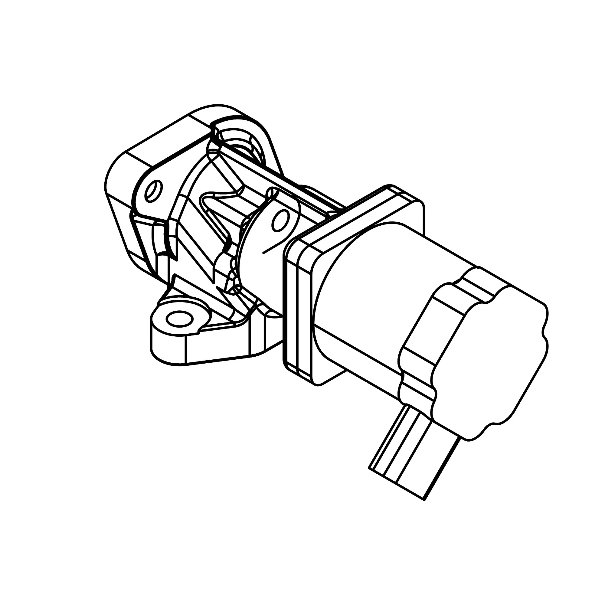 John Deere Exhaust Gas Recycling Valve - MIU802188