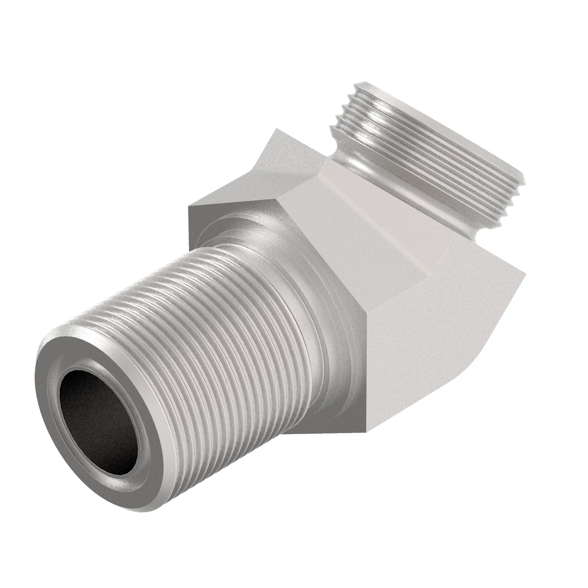45D Bulkhead Elbow, ORFS (BHE45)