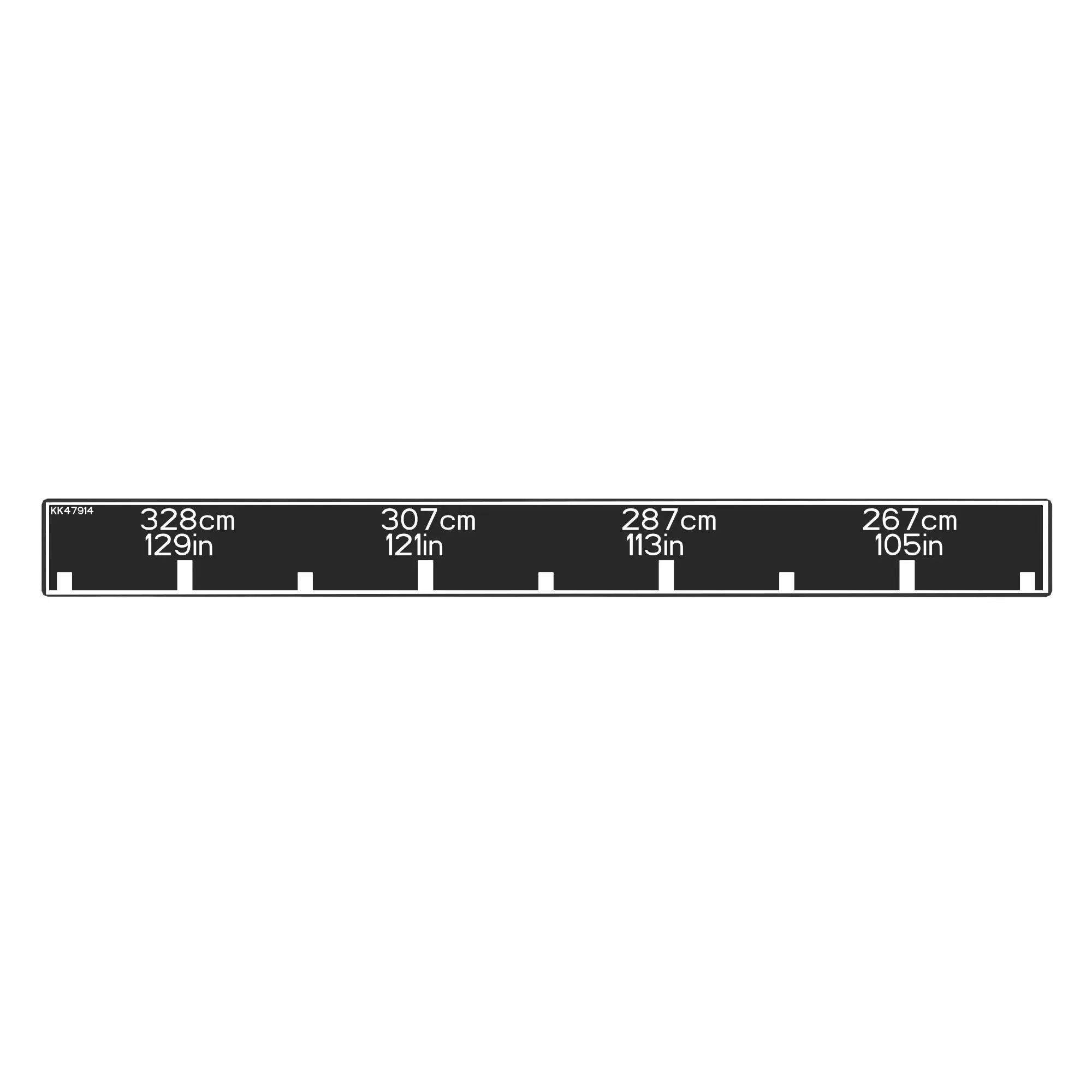 John Deere Tread Adjust Indicator Label - KK47914