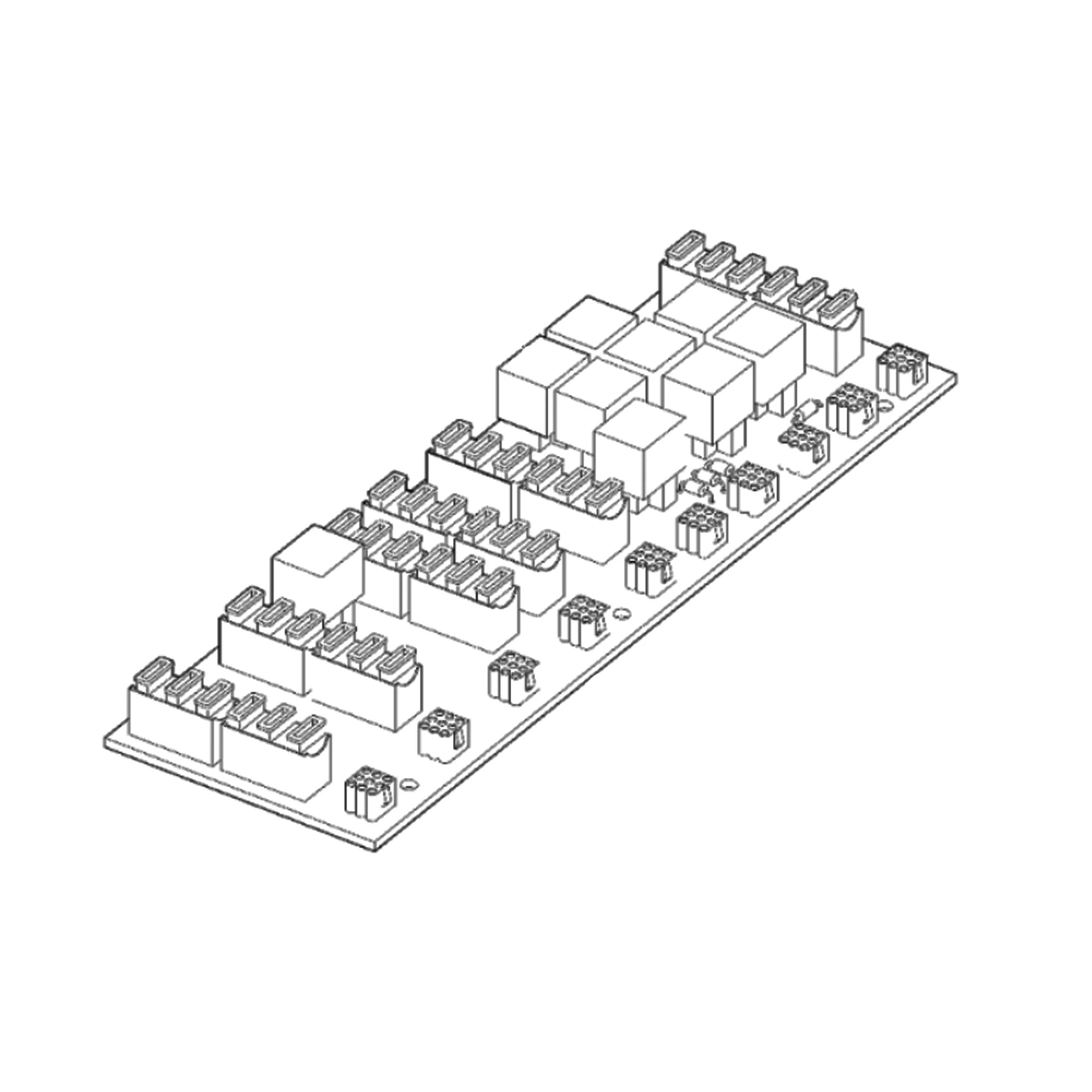 John Deere Circuit Board for Electrical Mounting Cabin - F631846