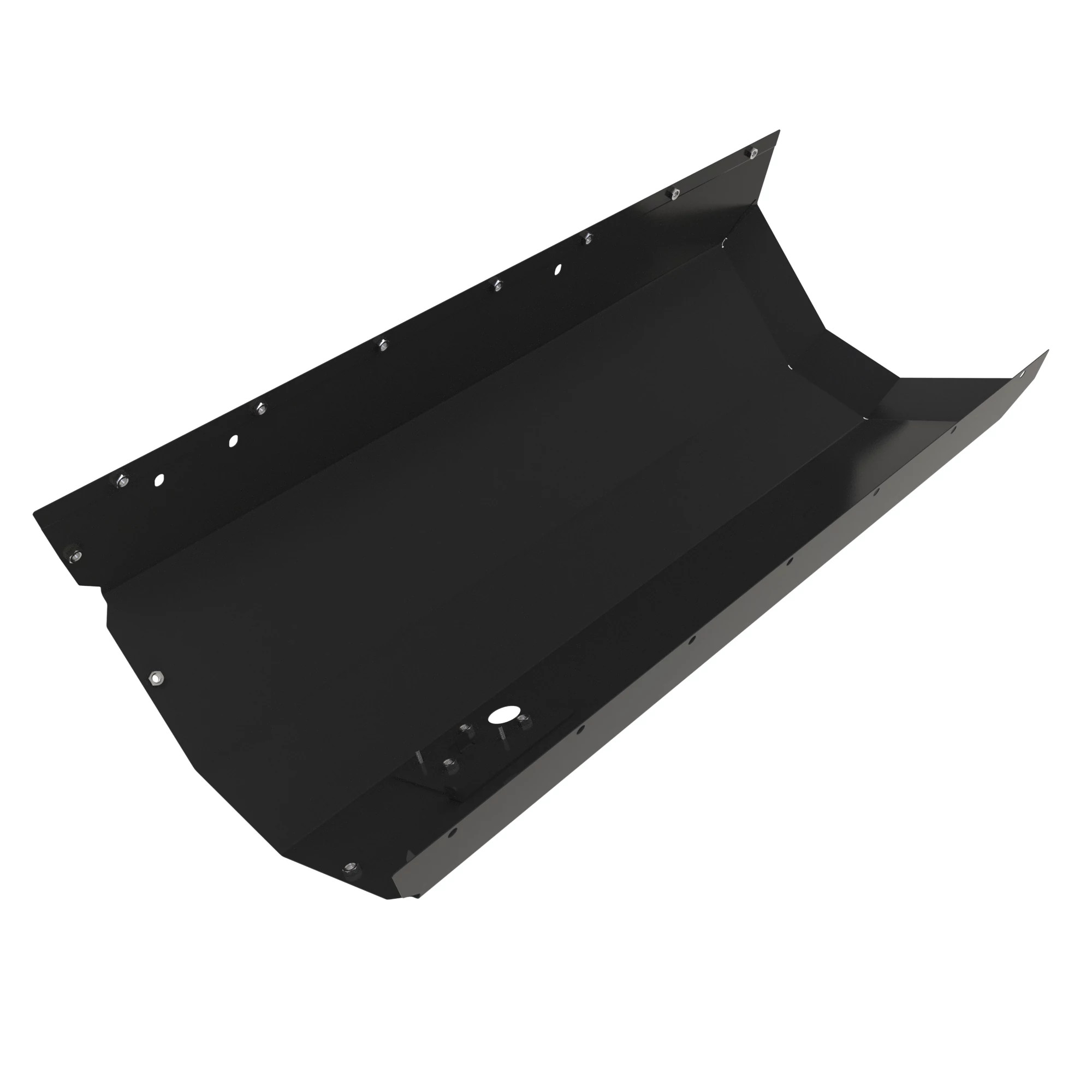 Front cover for exhaust shielding