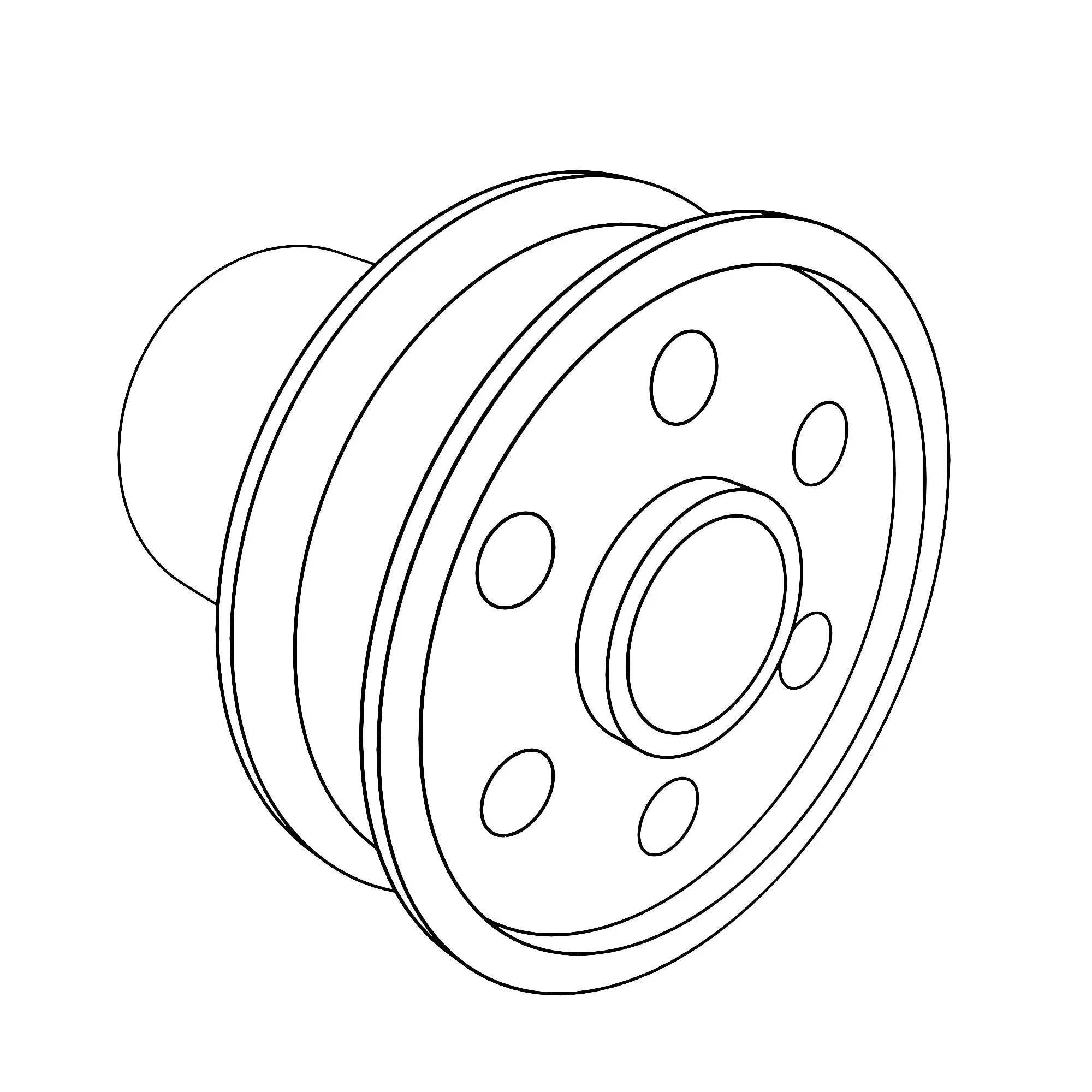 John Deere Engine Crankshaft Pulley - R80808