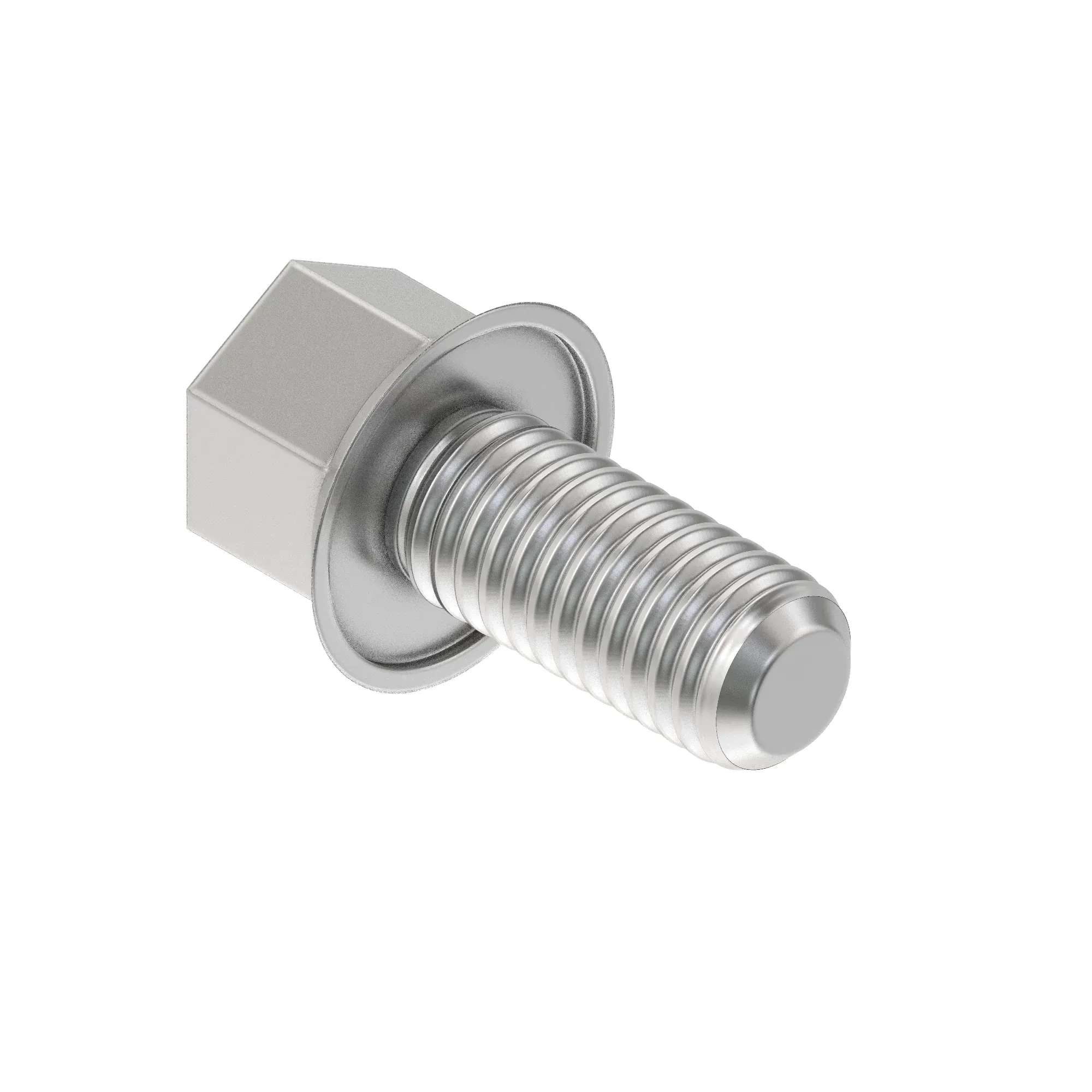 ＪＤ N283308: Hexagonal Head Flanged Self Locking Screw, 1/4