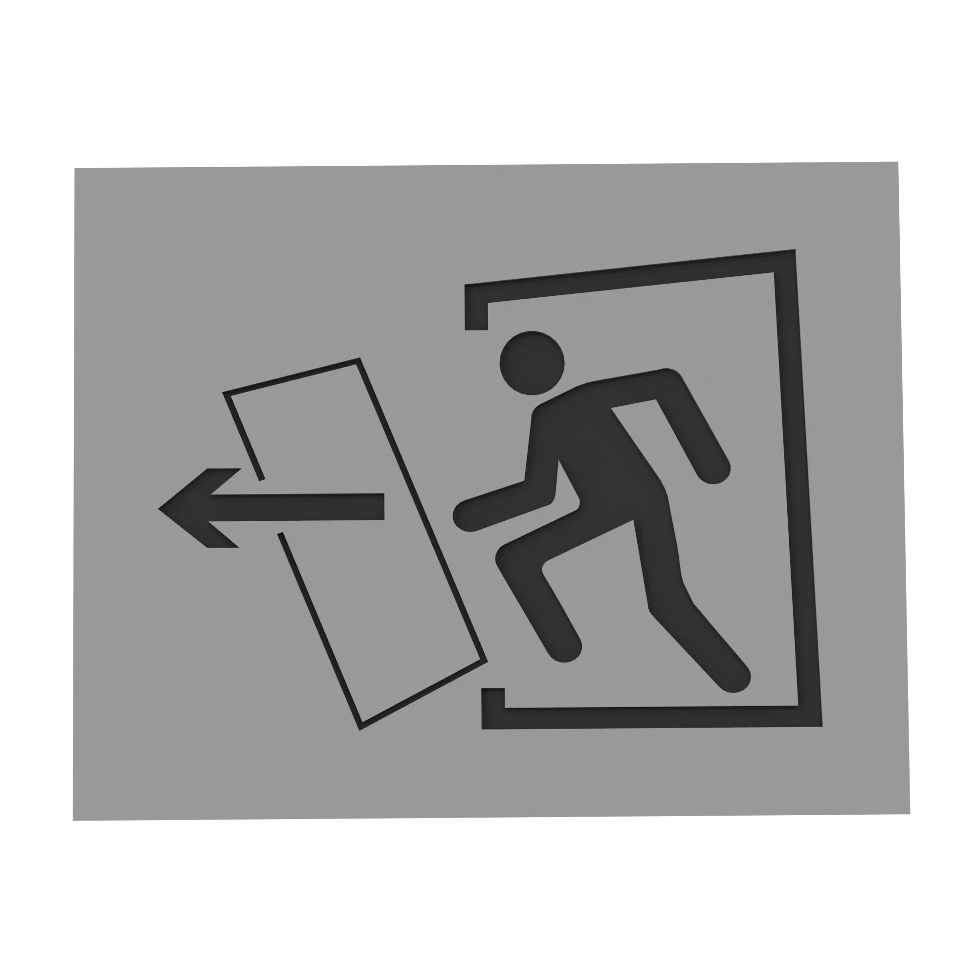 John Deere Exit Label - SU301227