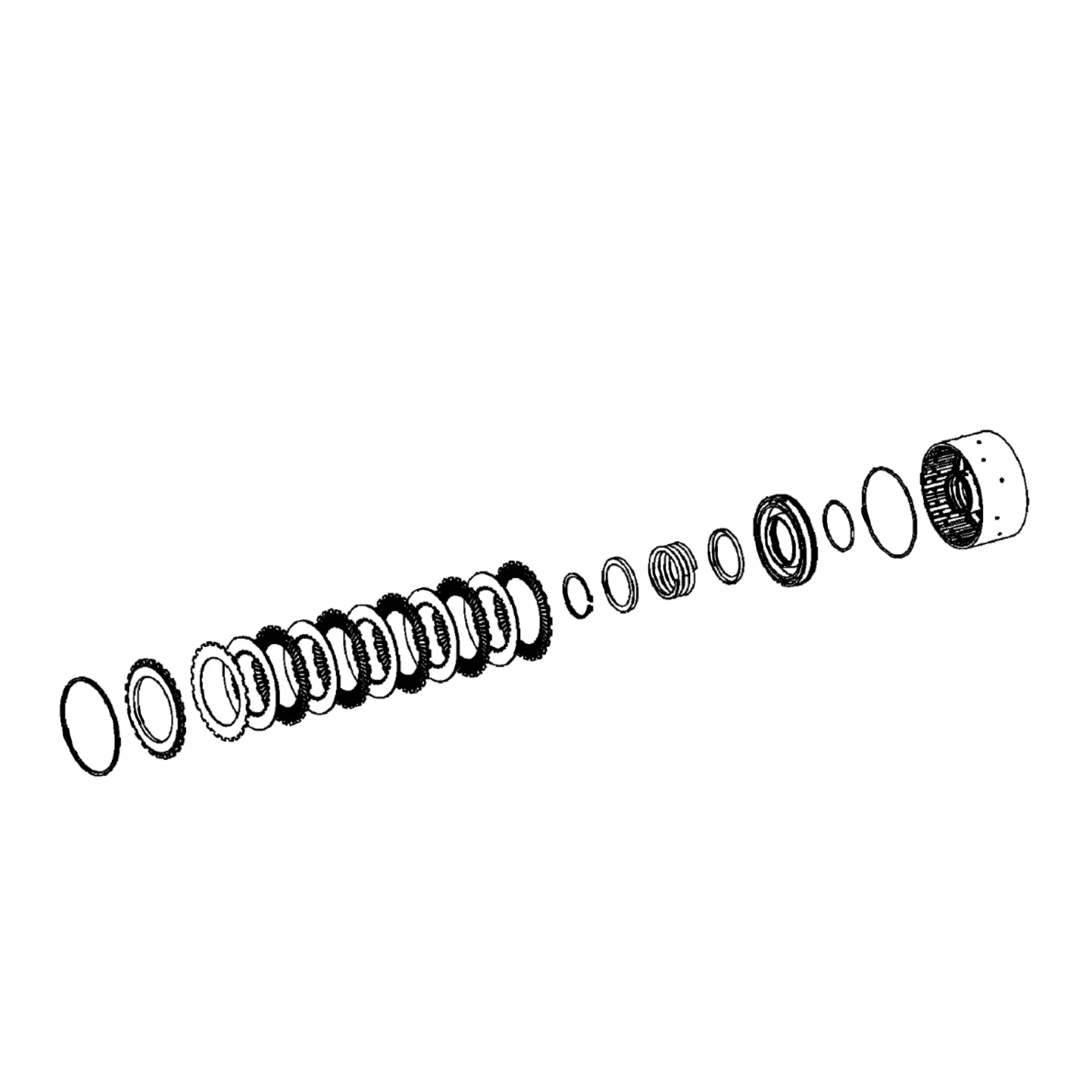 John Deere K4 Forward Clutch Assembly - AT331638