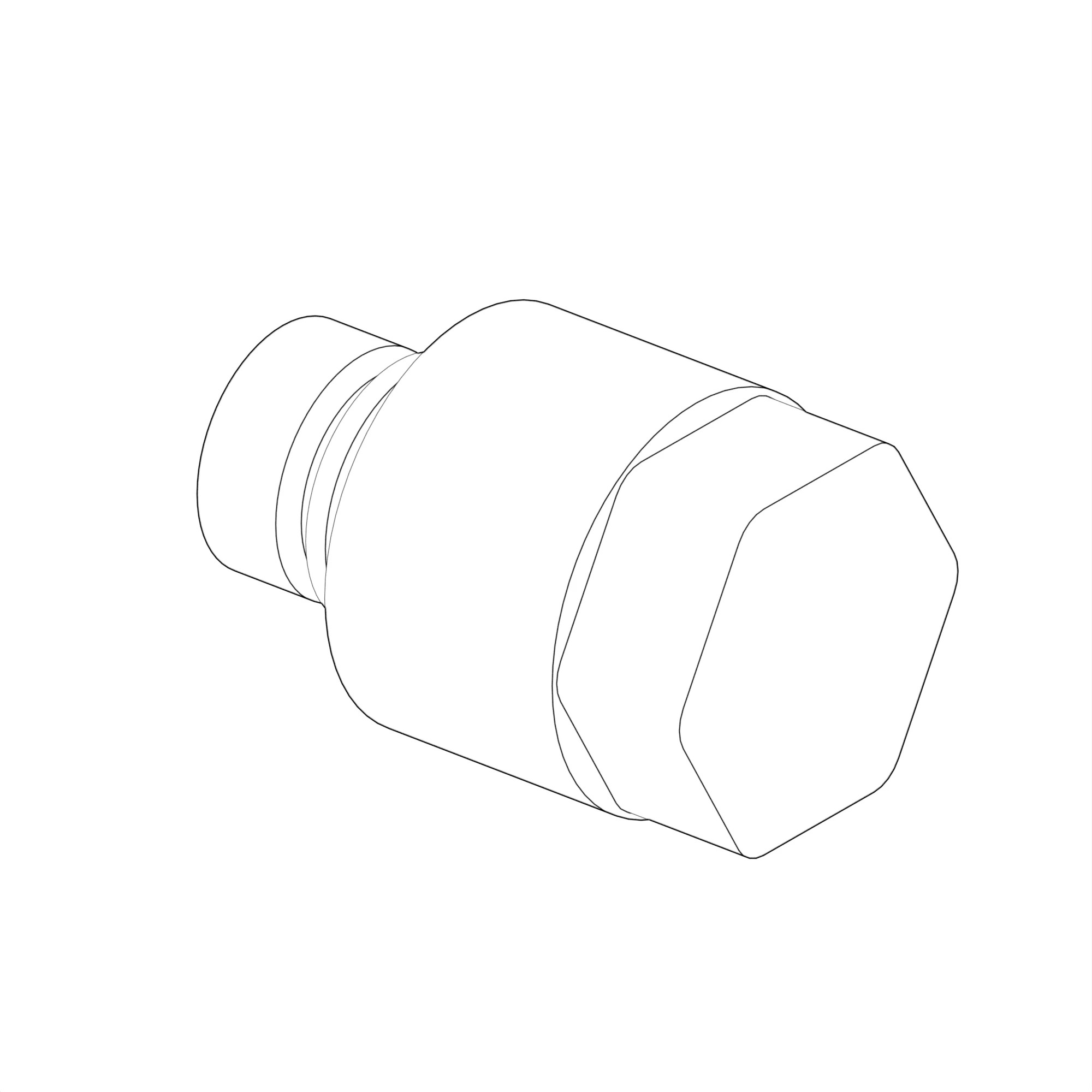 John Deere Hydraulic Cylinder Port - AT178930